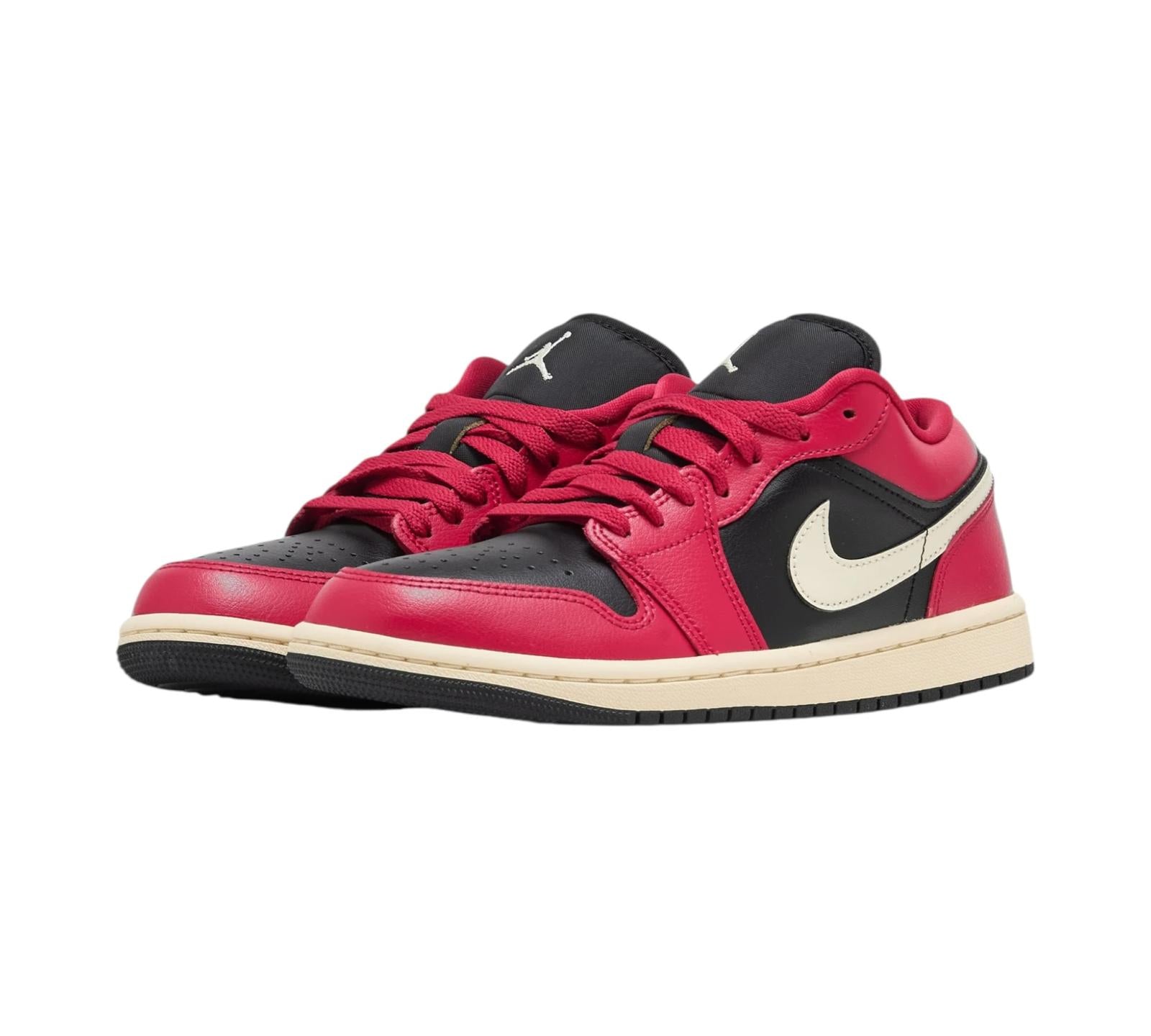 JORDAN 1 LOW MYSTIC HIBISCUS BLACK