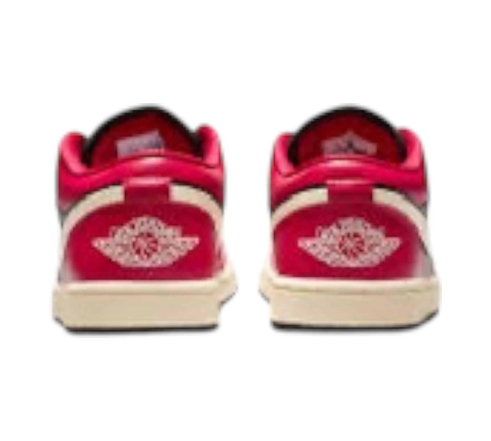 JORDAN 1 LOW MYSTIC HIBISCUS BLACK