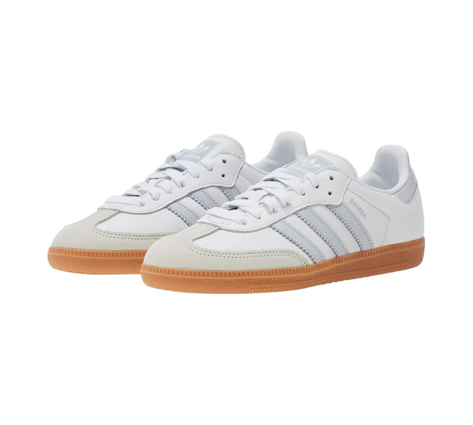 ADIDAS SAMBA OG WHITE HALO BLUE GUM