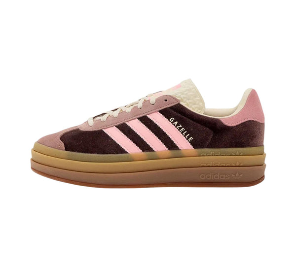 ADIDAS GAZELLE BOLD SHADOW BROWN WARM CLAY GLOW PINK