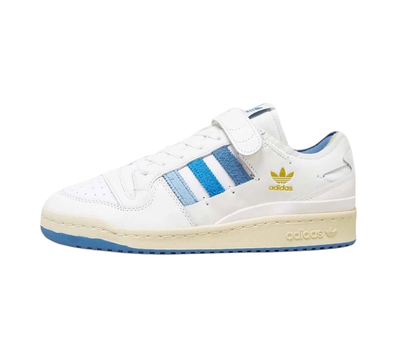 ADIDAS FORUM 84 LOW WHITE PULSE BLUE