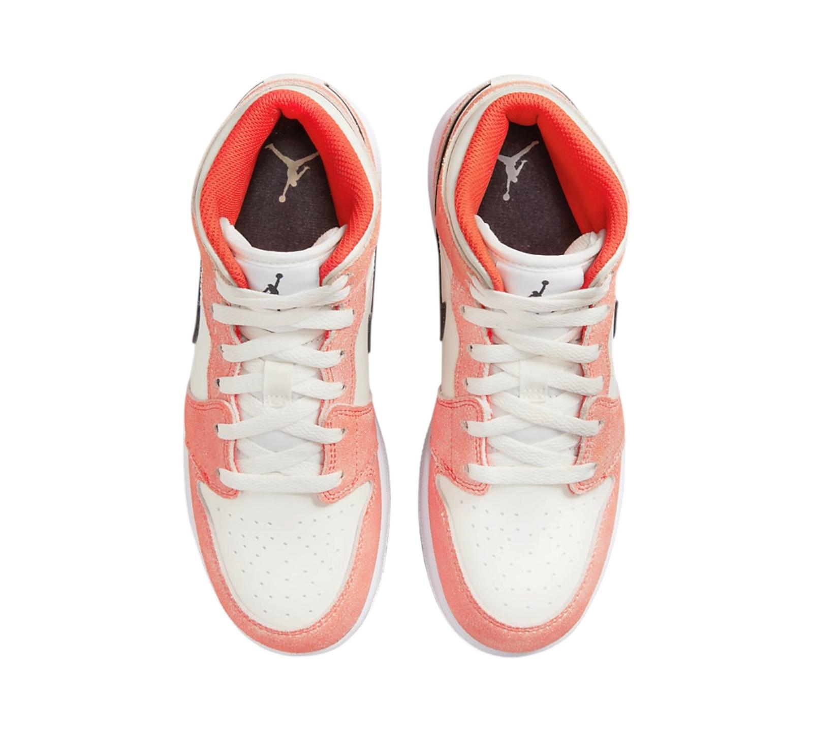 JORDAN 1 MID SE ORANGE SUEDE