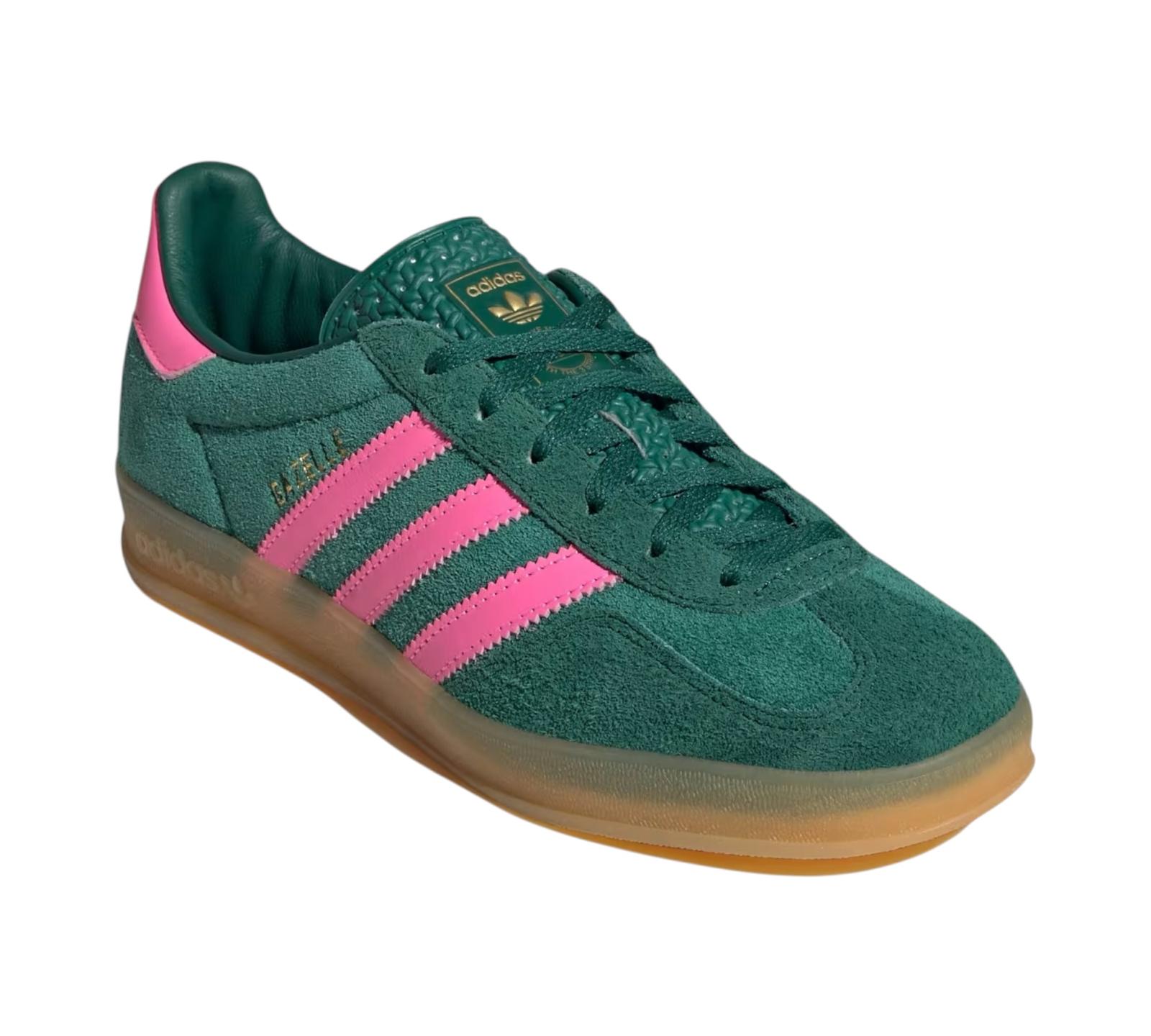 ADIDAS GAZELLE INDOOR GREEN PINK WATERMELON