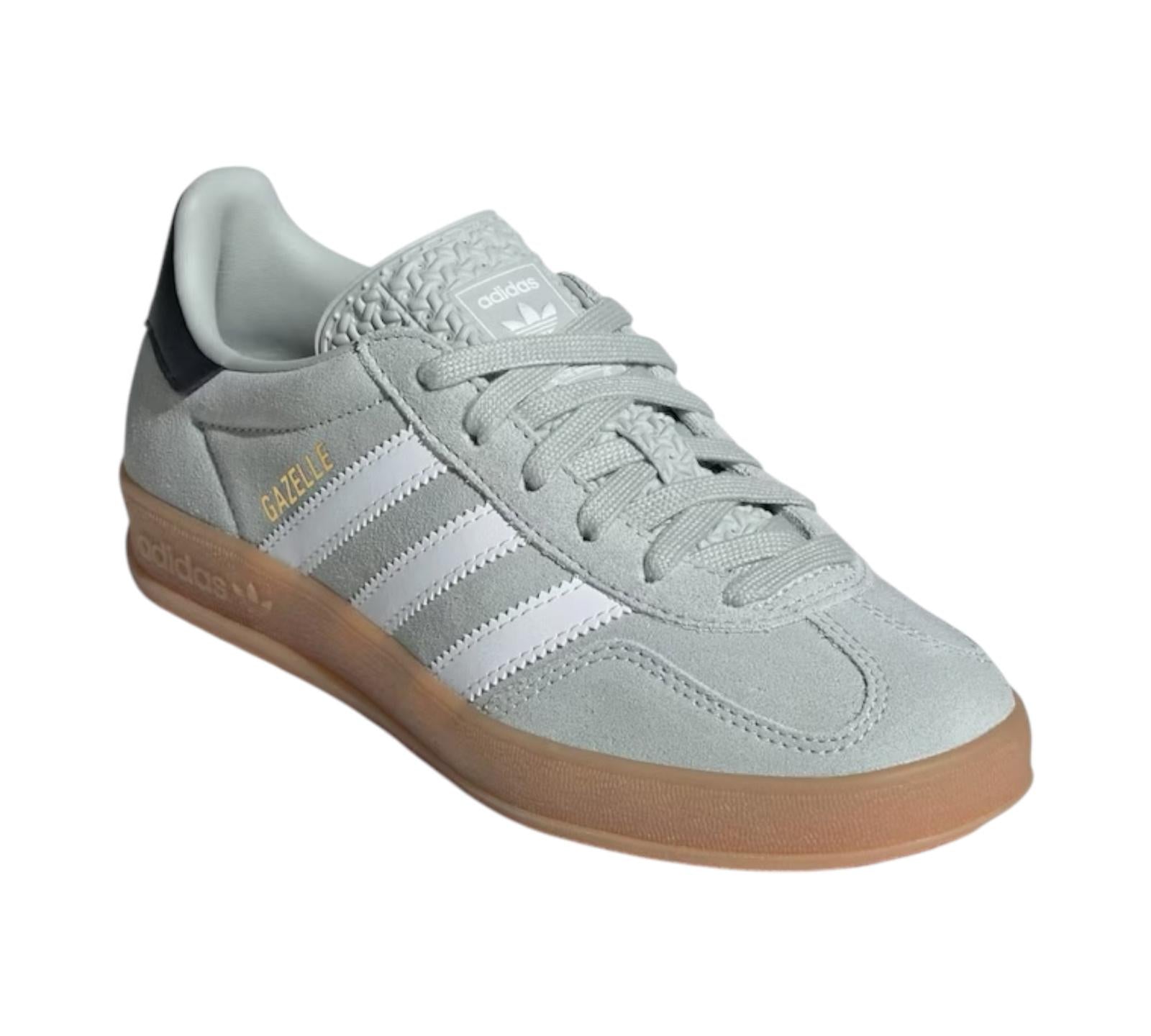 ADIDAS GAZELLE INDOOR WONDER SILVER CLOUD WHITE CORE BLACK