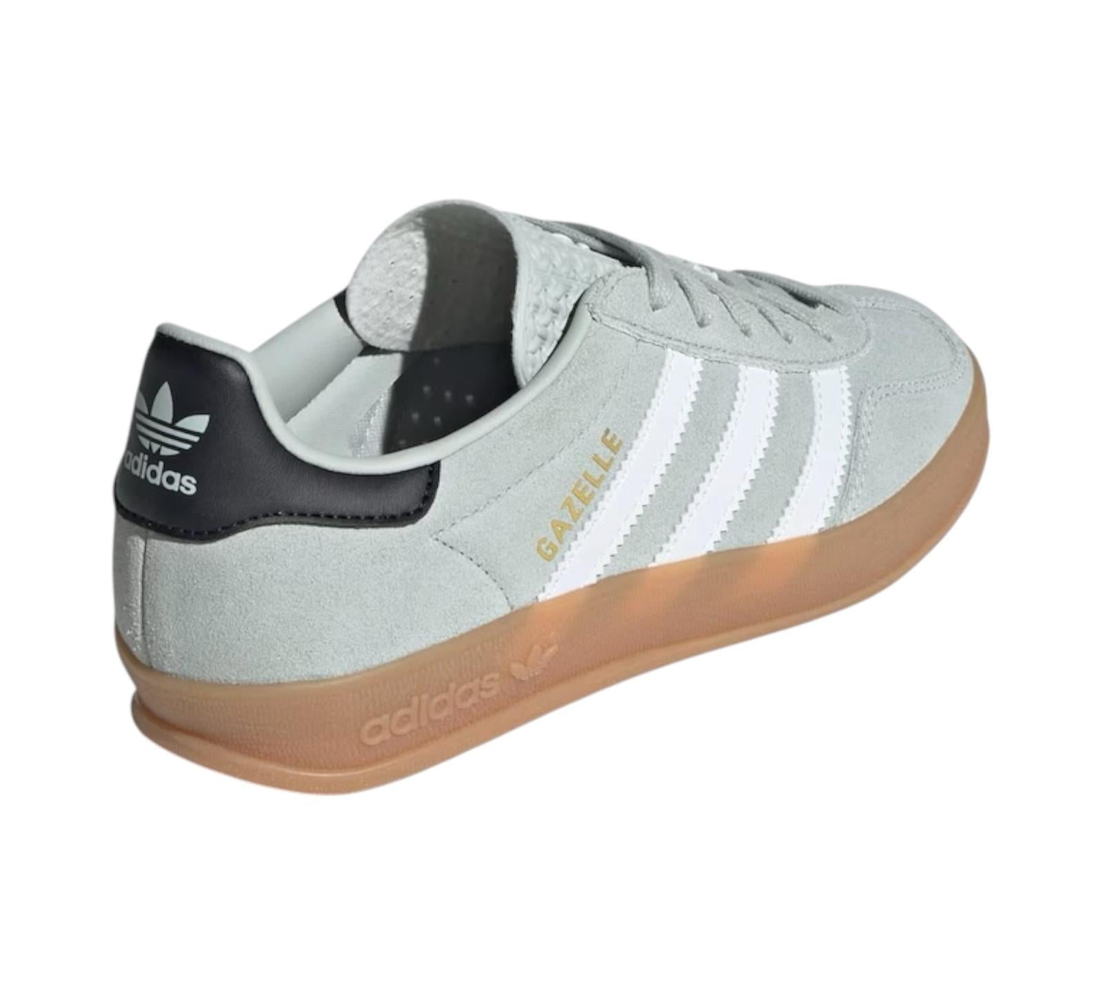 ADIDAS GAZELLE INDOOR WONDER SILVER CLOUD WHITE CORE BLACK