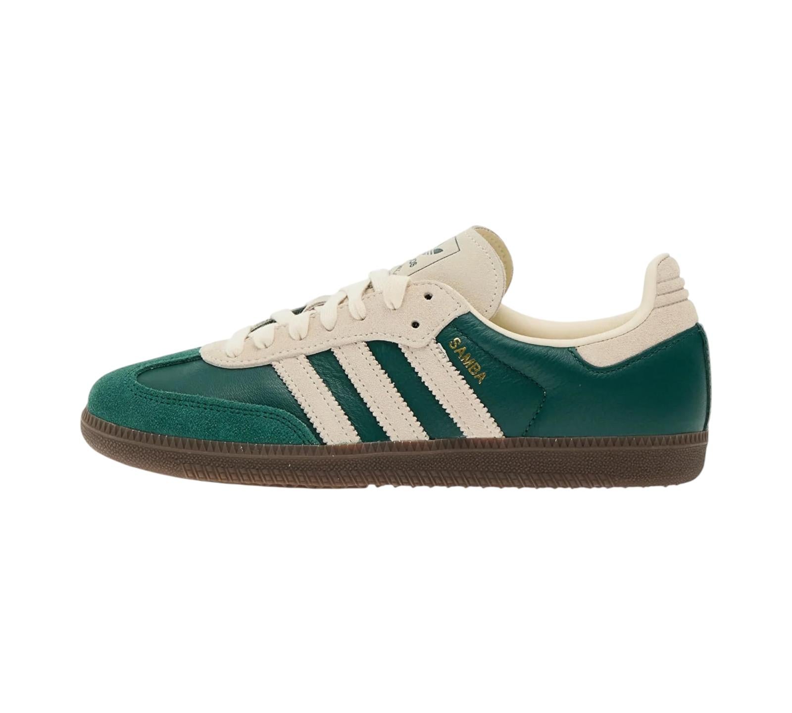 ADIDAS SAMBA OG COLLEGIATE GREEN CREAM WHITE
