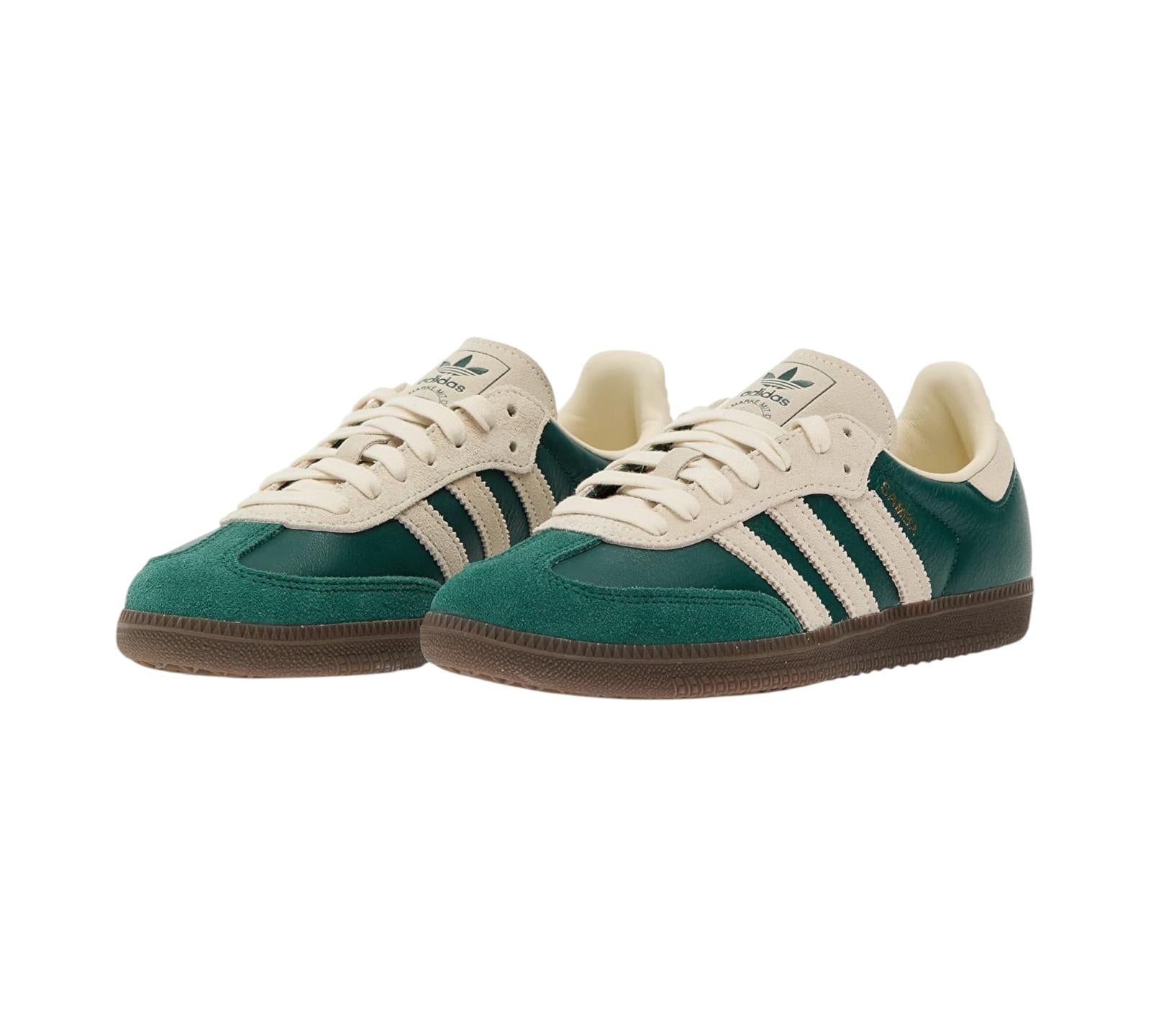 ADIDAS SAMBA OG COLLEGIATE GREEN CREAM WHITE