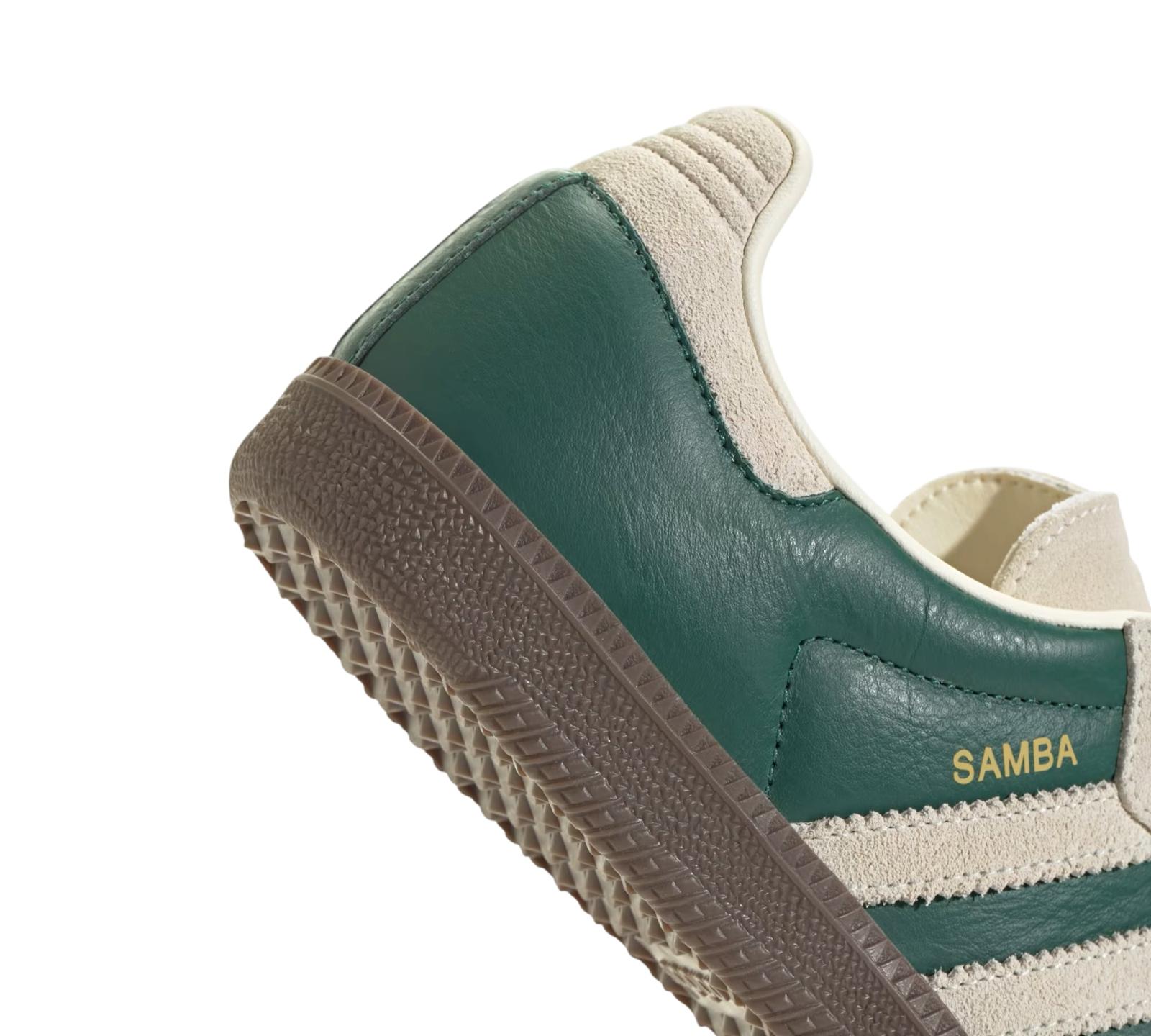 ADIDAS SAMBA OG COLLEGIATE GREEN CREAM WHITE