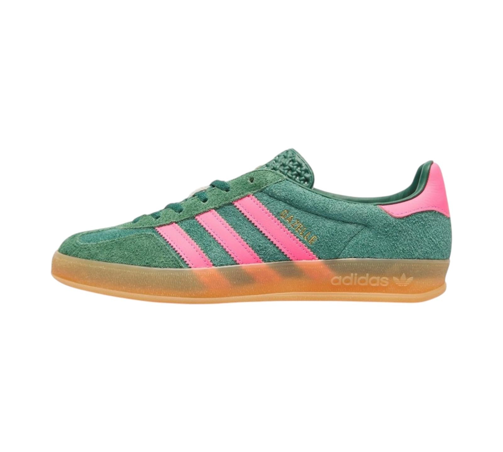 ADIDAS GAZELLE INDOOR GREEN PINK WATERMELON