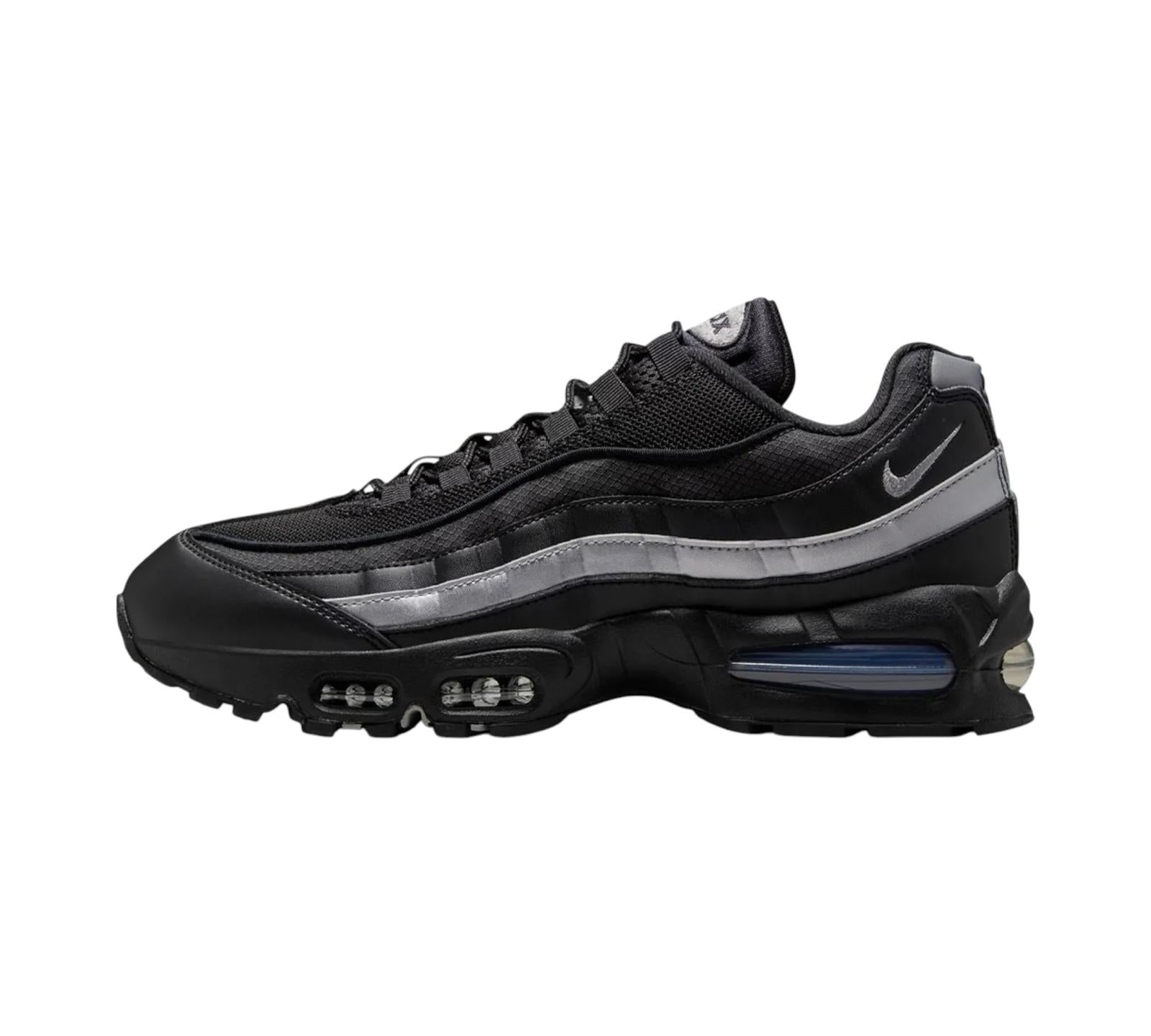 NIKE AIR MAX 95 OG BIG BUBBLE BLACK WHITE METALLIC SILVER