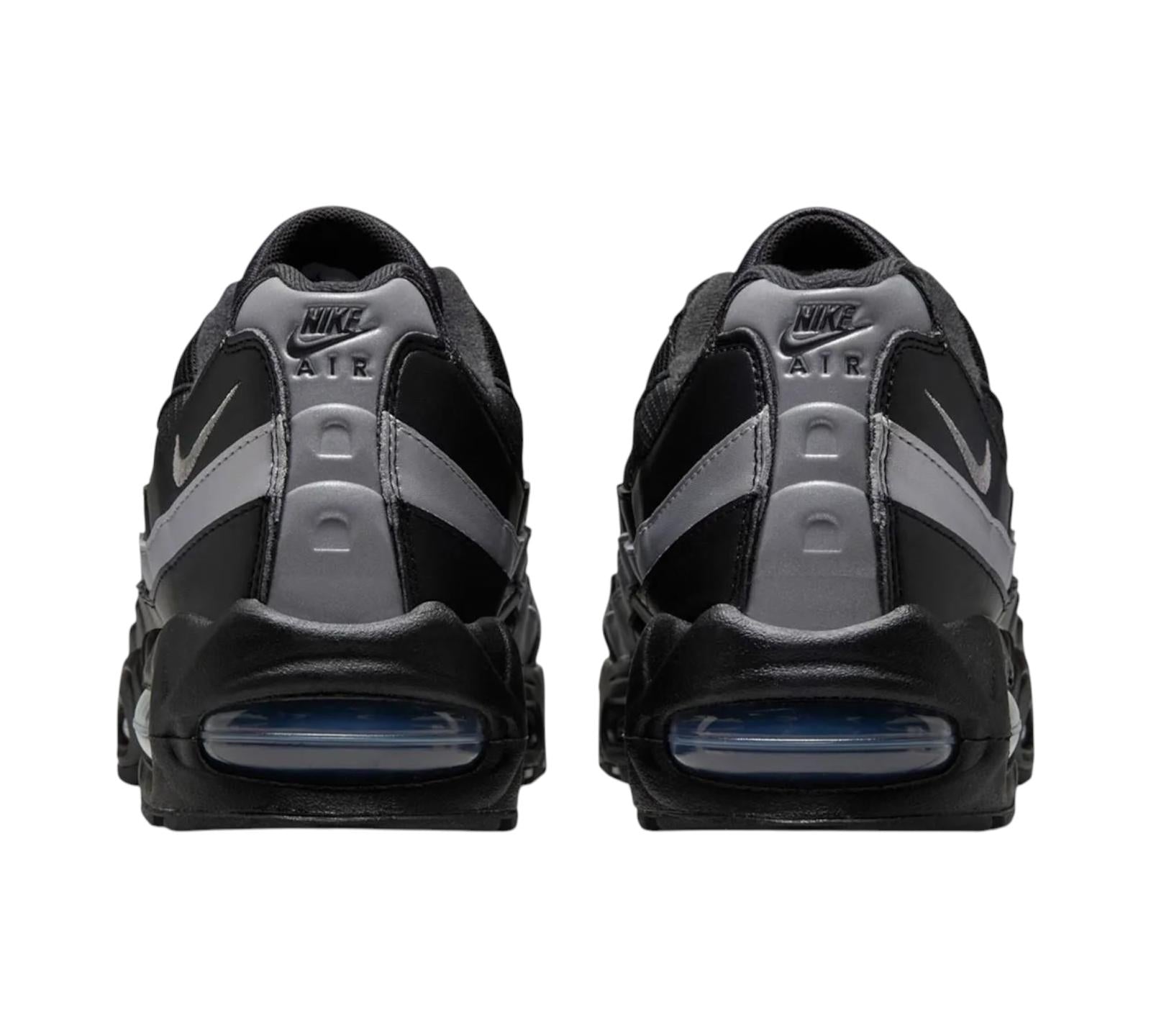 NIKE AIR MAX 95 OG BIG BUBBLE BLACK WHITE METALLIC SILVER