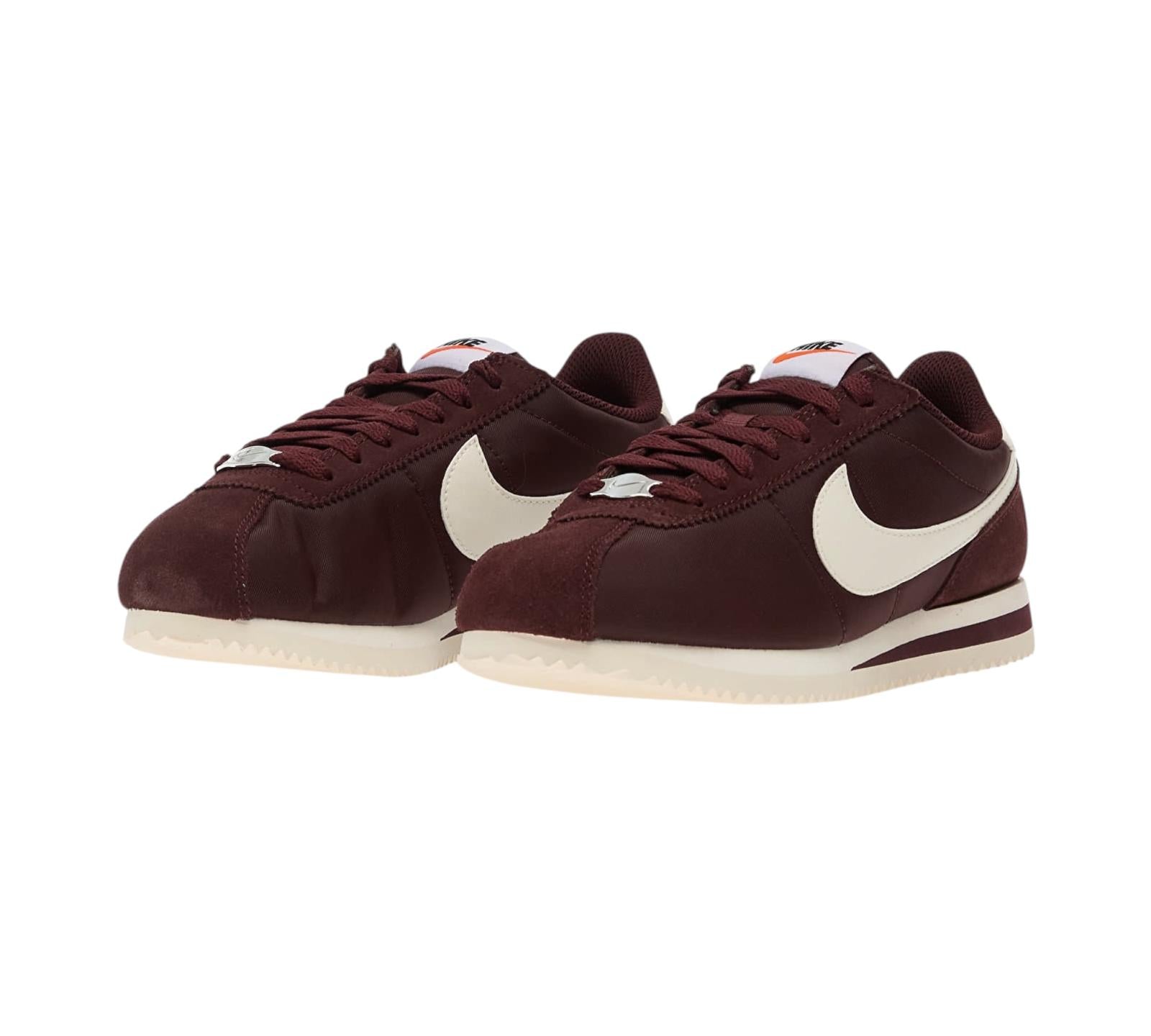 NIKE CORTEZ TEXTILE BURGUNDY CRUSH SAIL