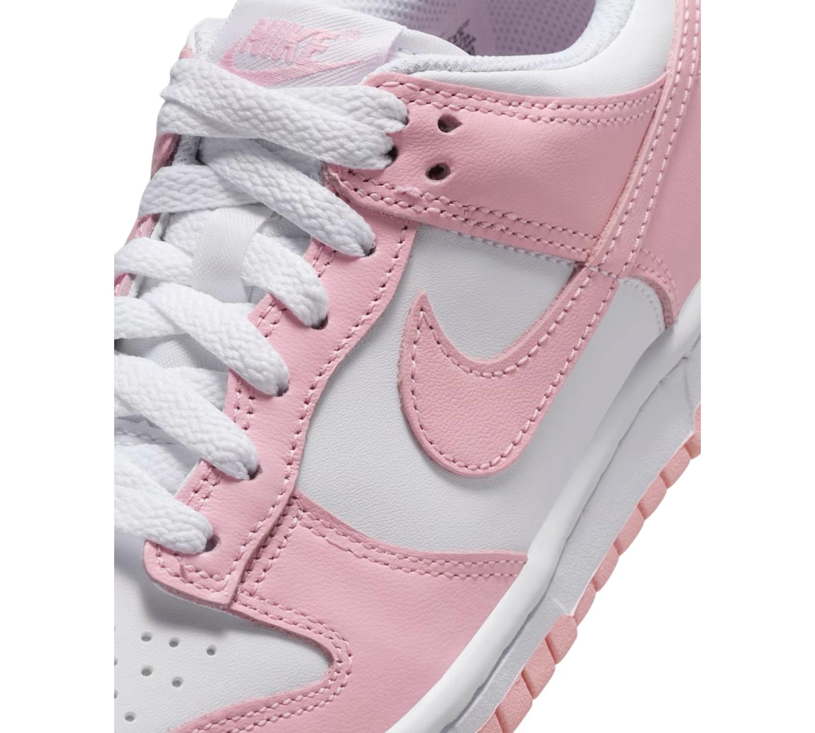 NIKE DUNK LOW WHITE MEDIUM SOFT PINK