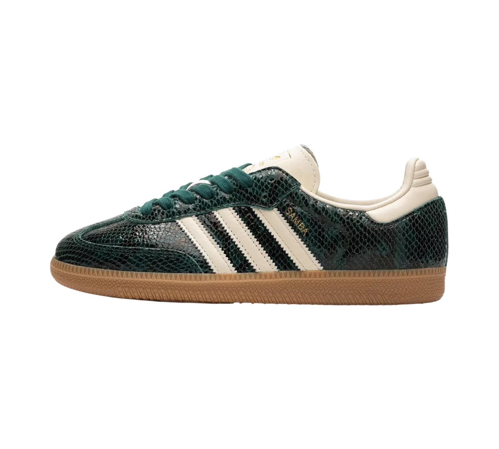 ADIDAS SAMBA OG SNAKESKIN COLLEGIATE GREEN