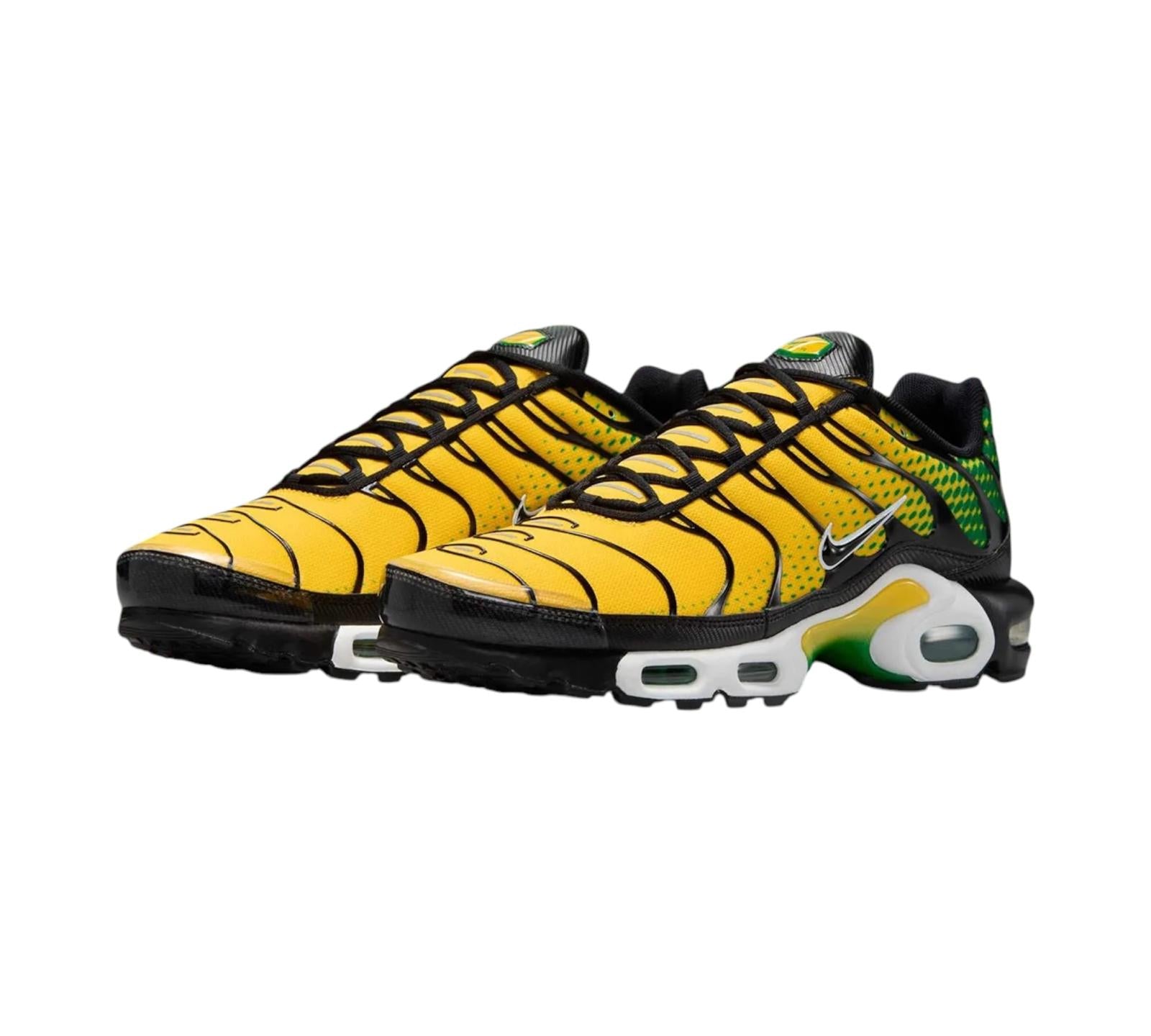 NIKE AIR MAX PLUS VARSITY MAIZE PINE GREEN