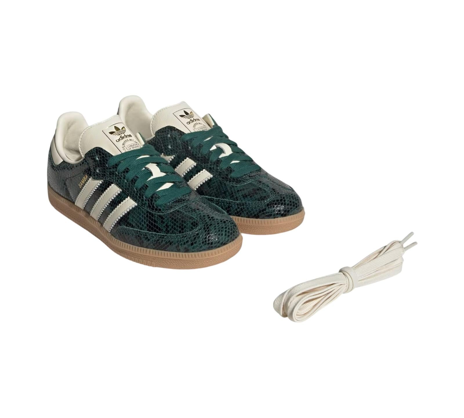 ADIDAS SAMBA OG SNAKESKIN COLLEGIATE GREEN