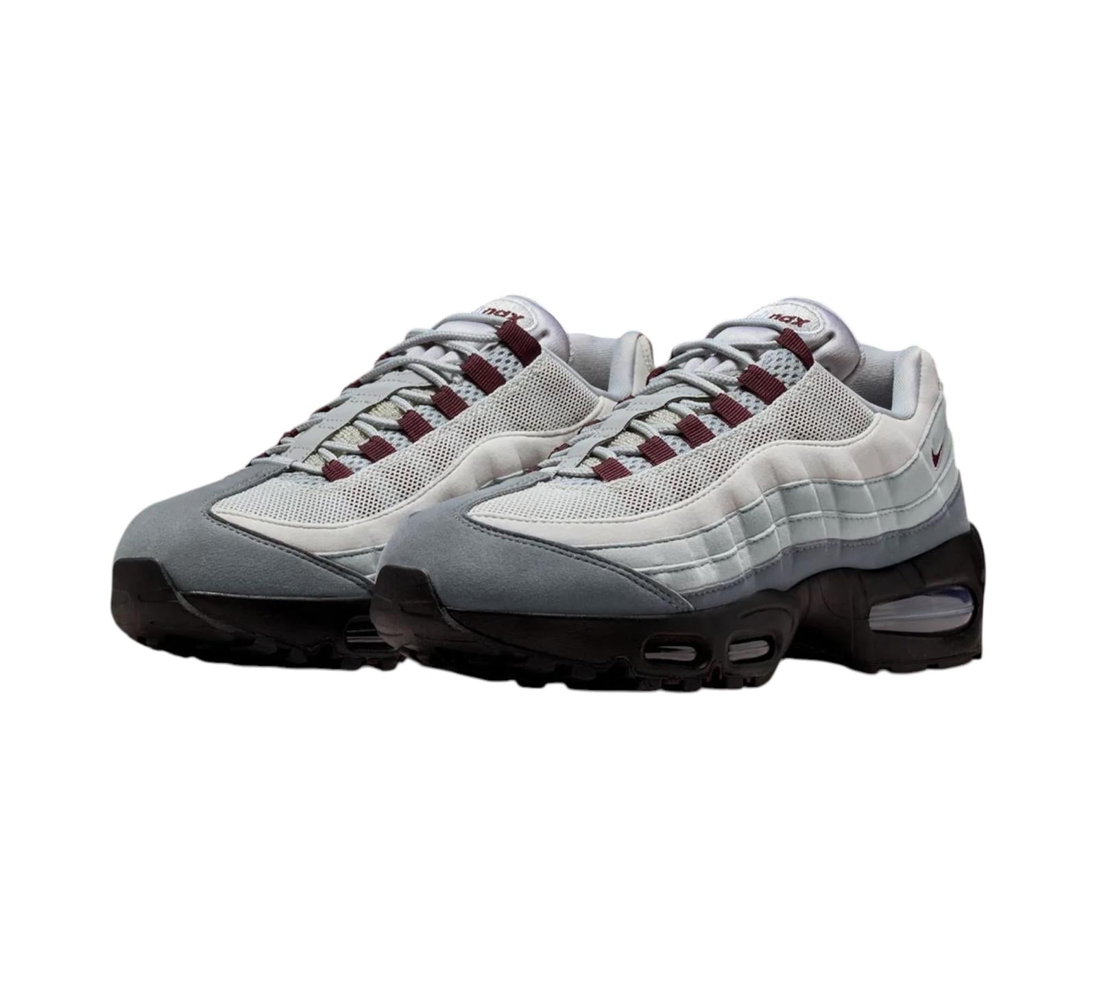 NIKE AIR MAX 95 OG BIG BUBBLE SMOKE GREY BURGUNDY CRUSH