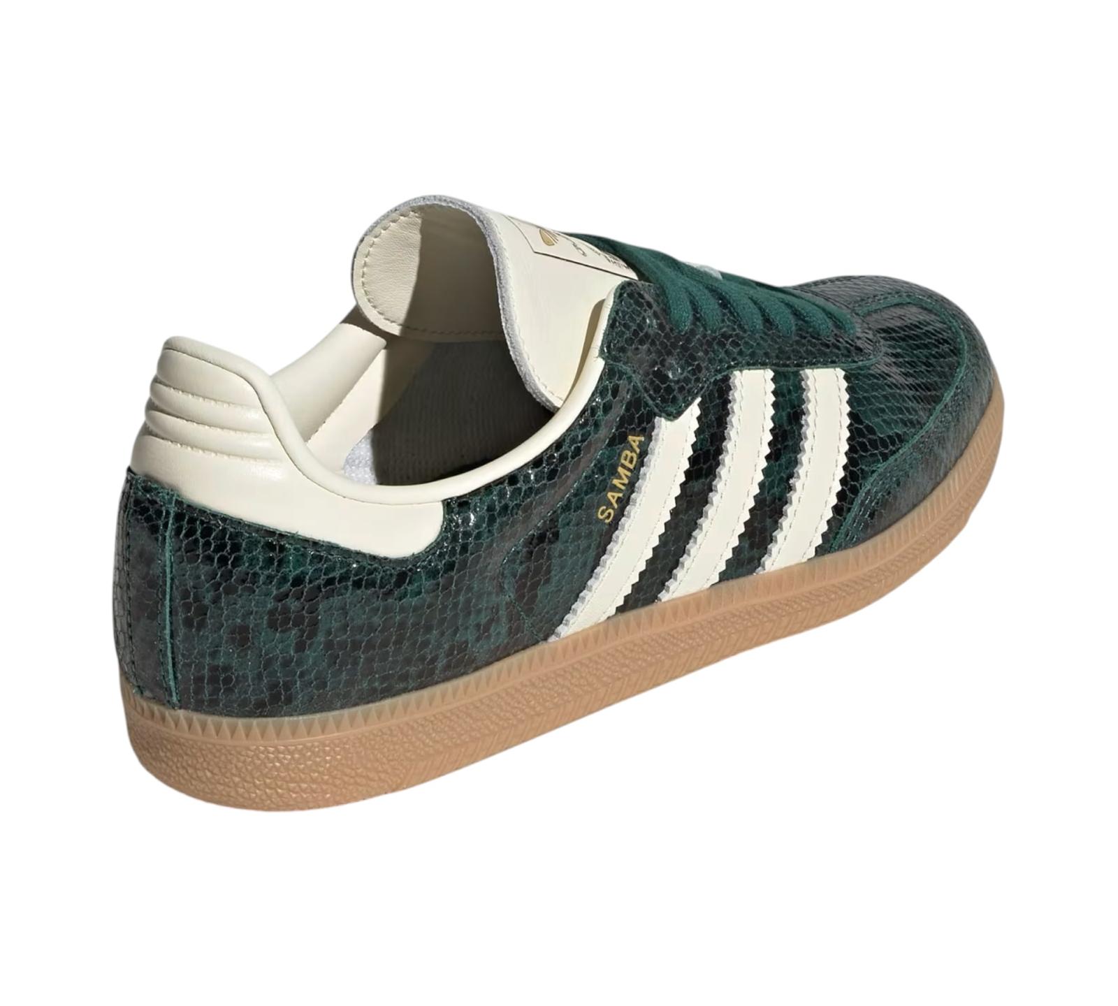 ADIDAS SAMBA OG SNAKESKIN COLLEGIATE GREEN
