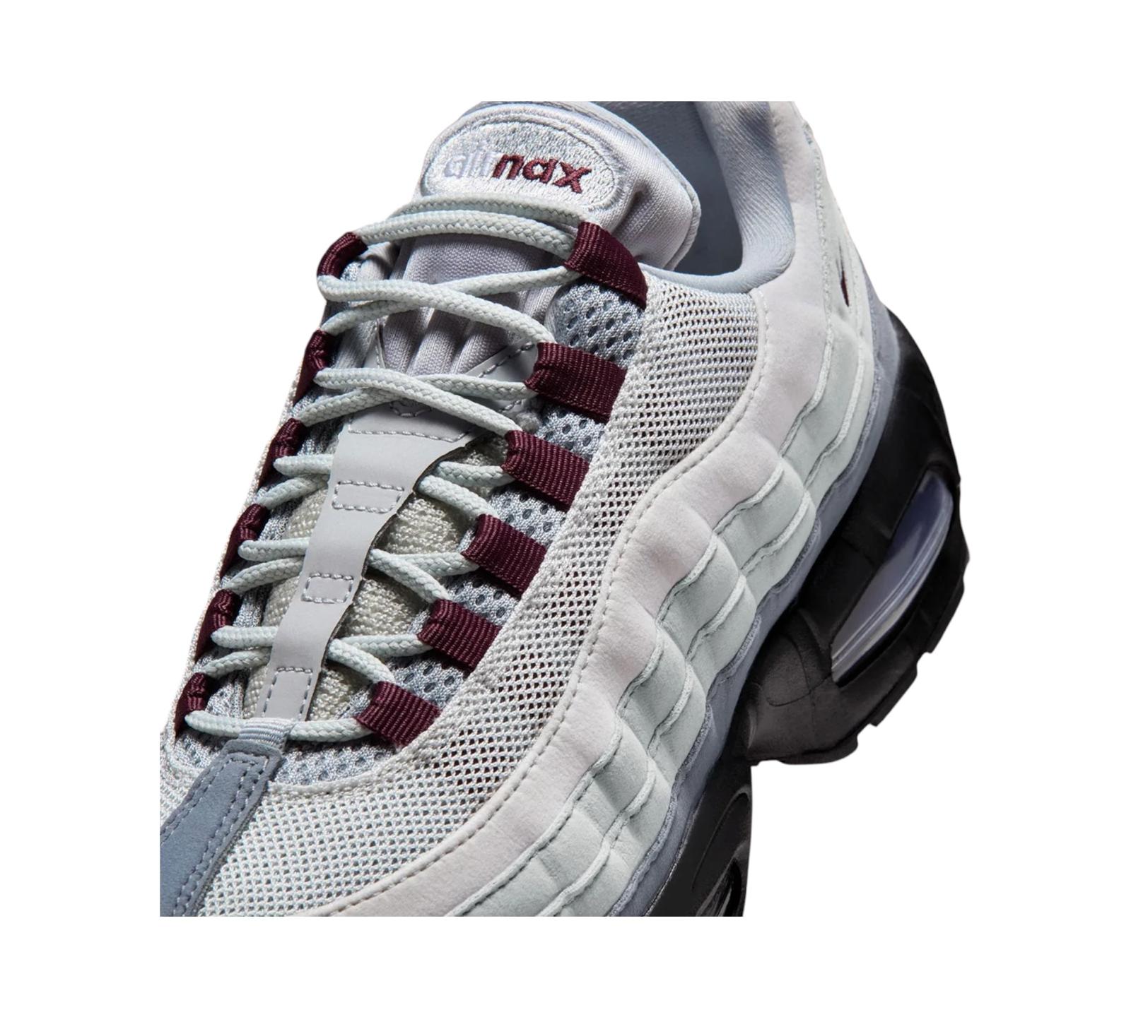 NIKE AIR MAX 95 OG BIG BUBBLE SMOKE GREY BURGUNDY CRUSH