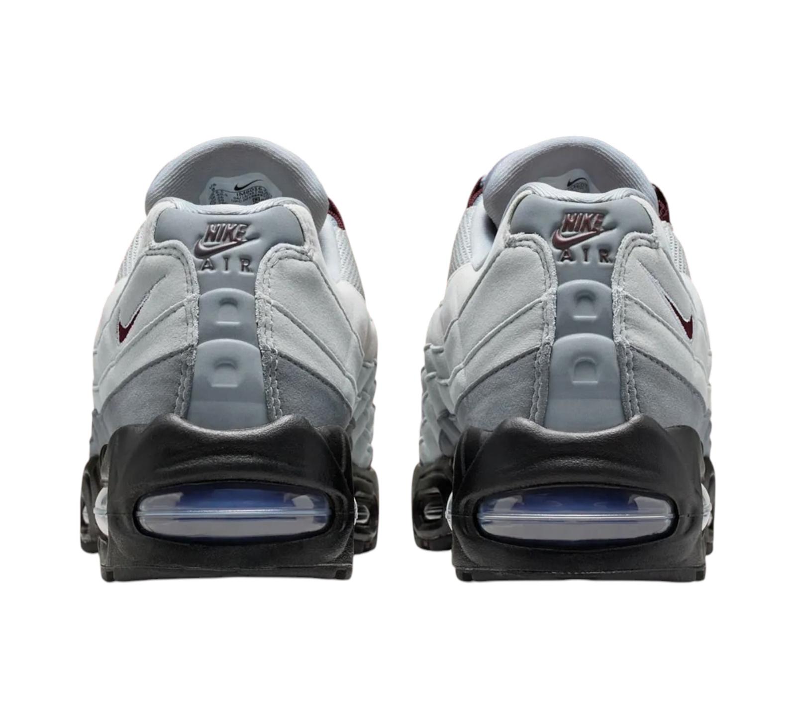 NIKE AIR MAX 95 OG BIG BUBBLE SMOKE GREY BURGUNDY CRUSH