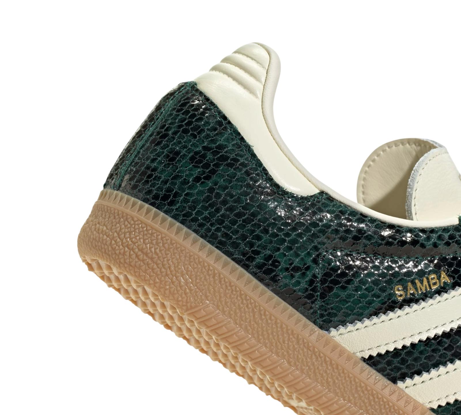 ADIDAS SAMBA OG SNAKESKIN COLLEGIATE GREEN