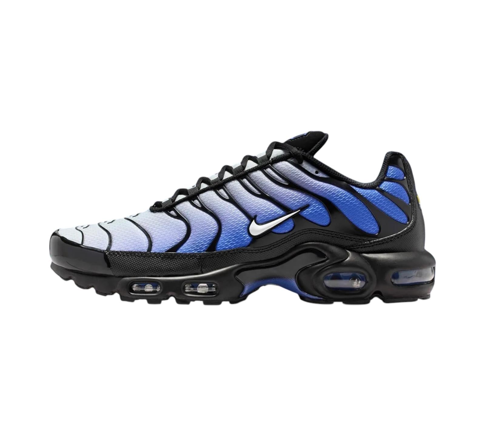 NIKE AIR MAX PLUS BLACK SAPPHIRE WHITE