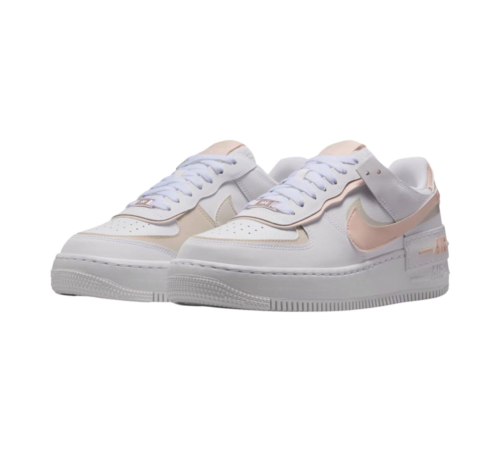 NIKE AIR FORCE 1 LOW SHADOW WHITE LIGHT OREWOOD BROWN WASHED CORAL