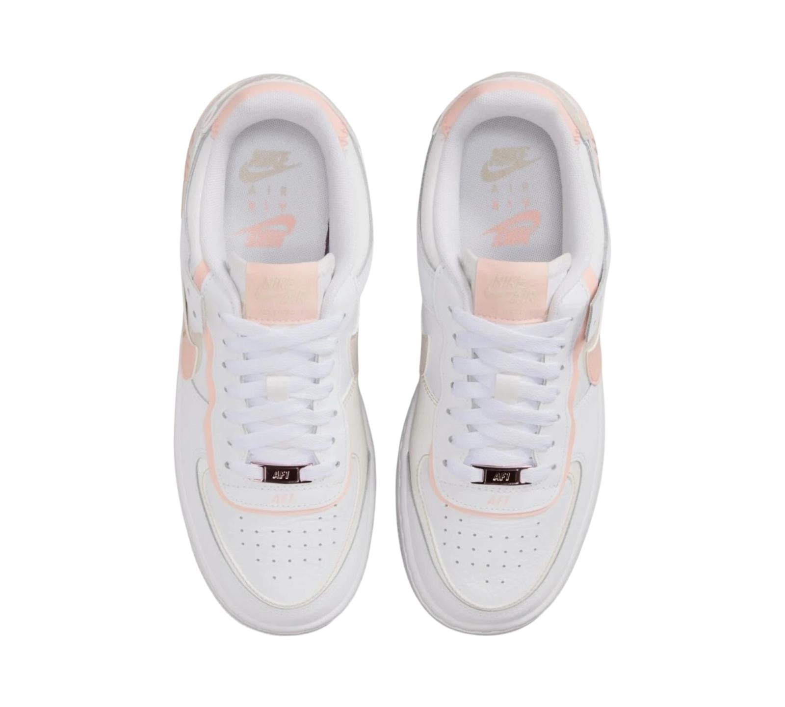 NIKE AIR FORCE 1 LOW SHADOW WHITE LIGHT OREWOOD BROWN WASHED CORAL