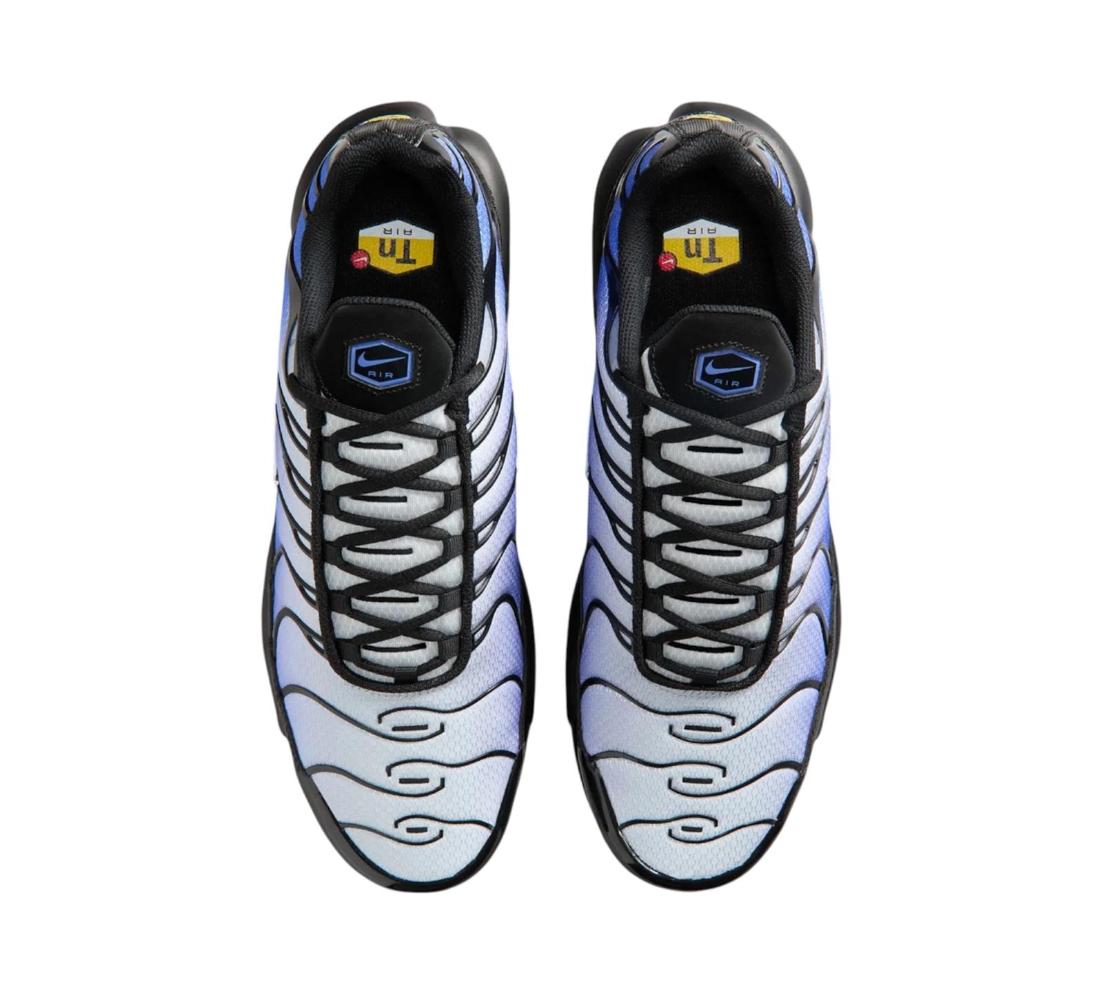 NIKE AIR MAX PLUS BLACK SAPPHIRE WHITE