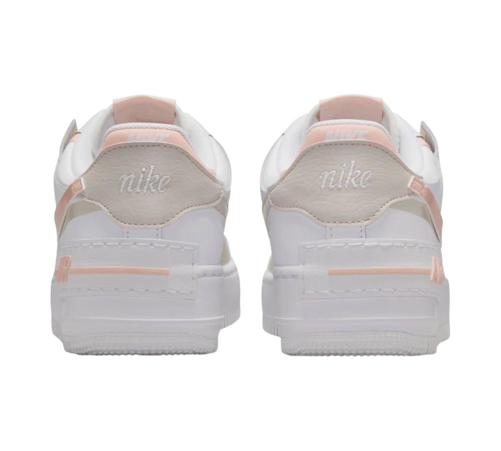 NIKE AIR FORCE 1 LOW SHADOW WHITE LIGHT OREWOOD BROWN WASHED CORAL