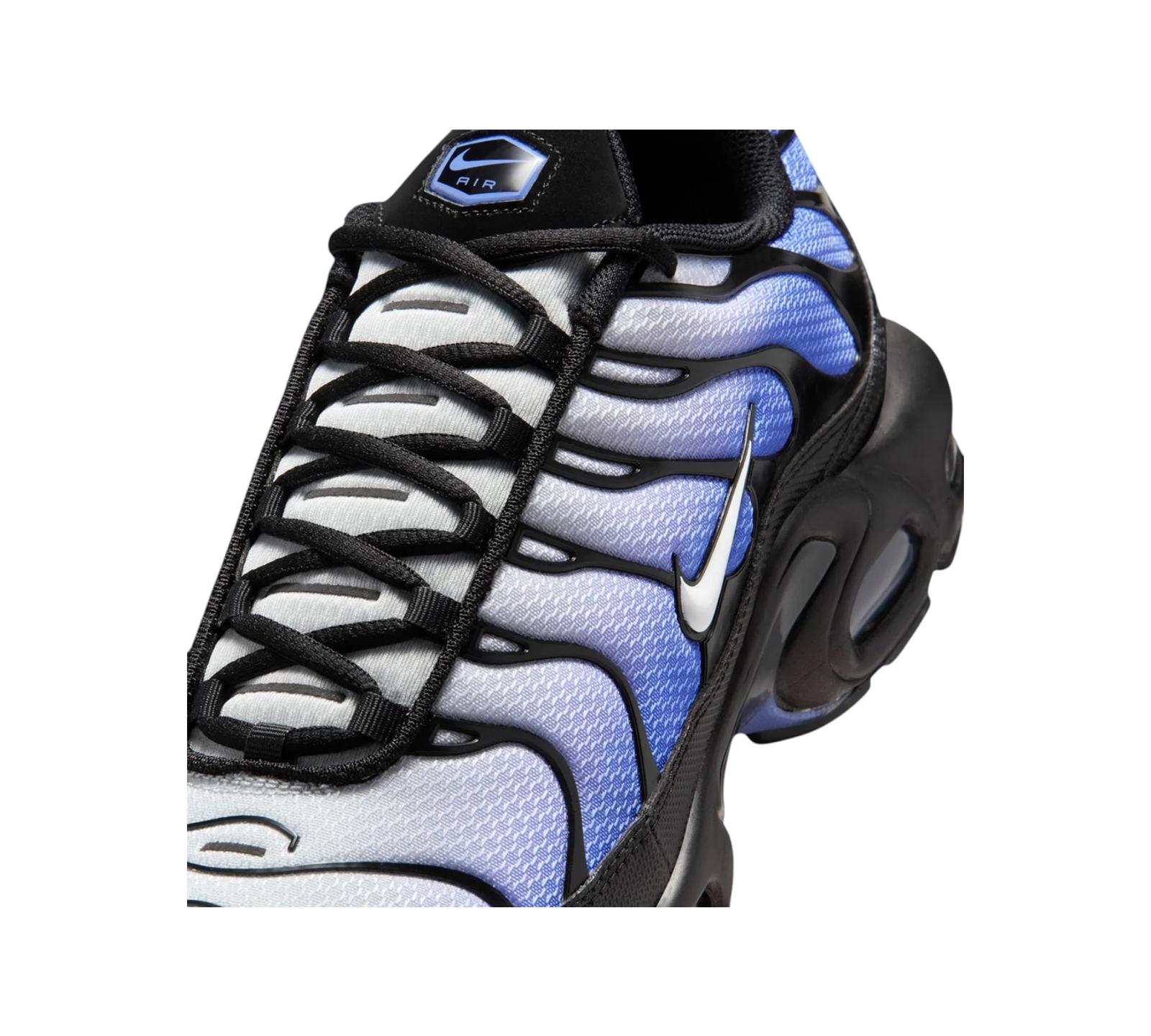 NIKE AIR MAX PLUS BLACK SAPPHIRE WHITE