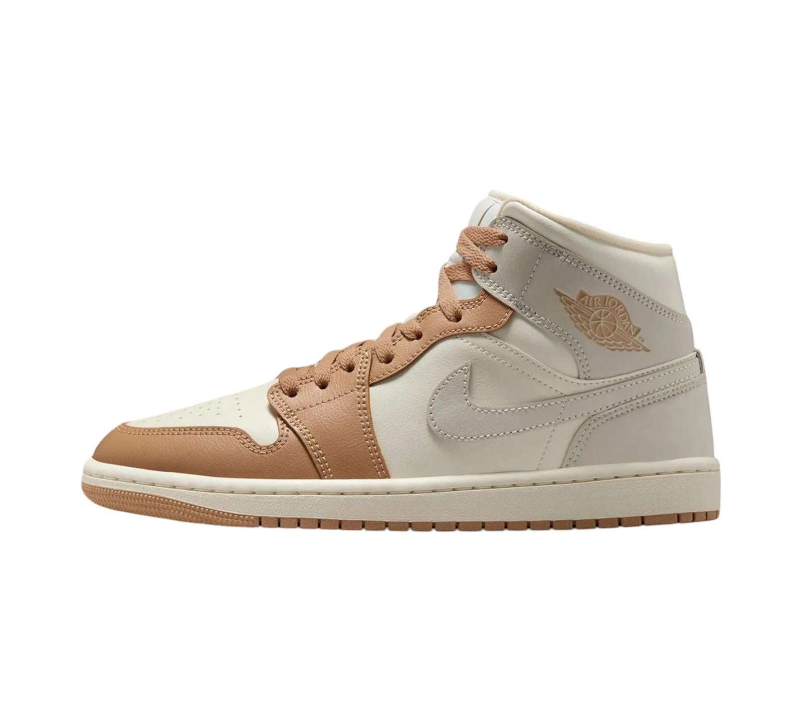JORDAN 1 MID TAN TOE