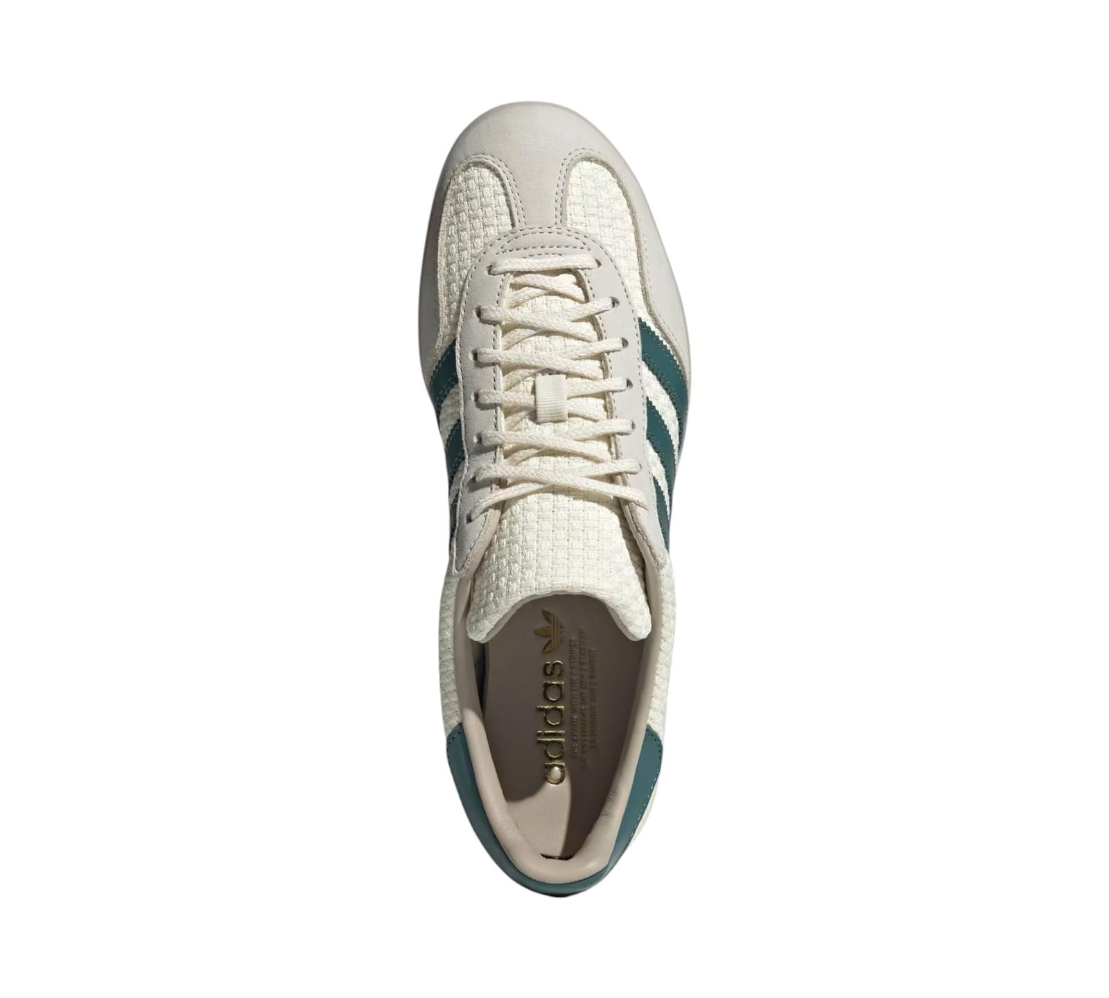 ADIDAS GAZELLE INDOOR CREAM WHITE PRELOVED TEAL