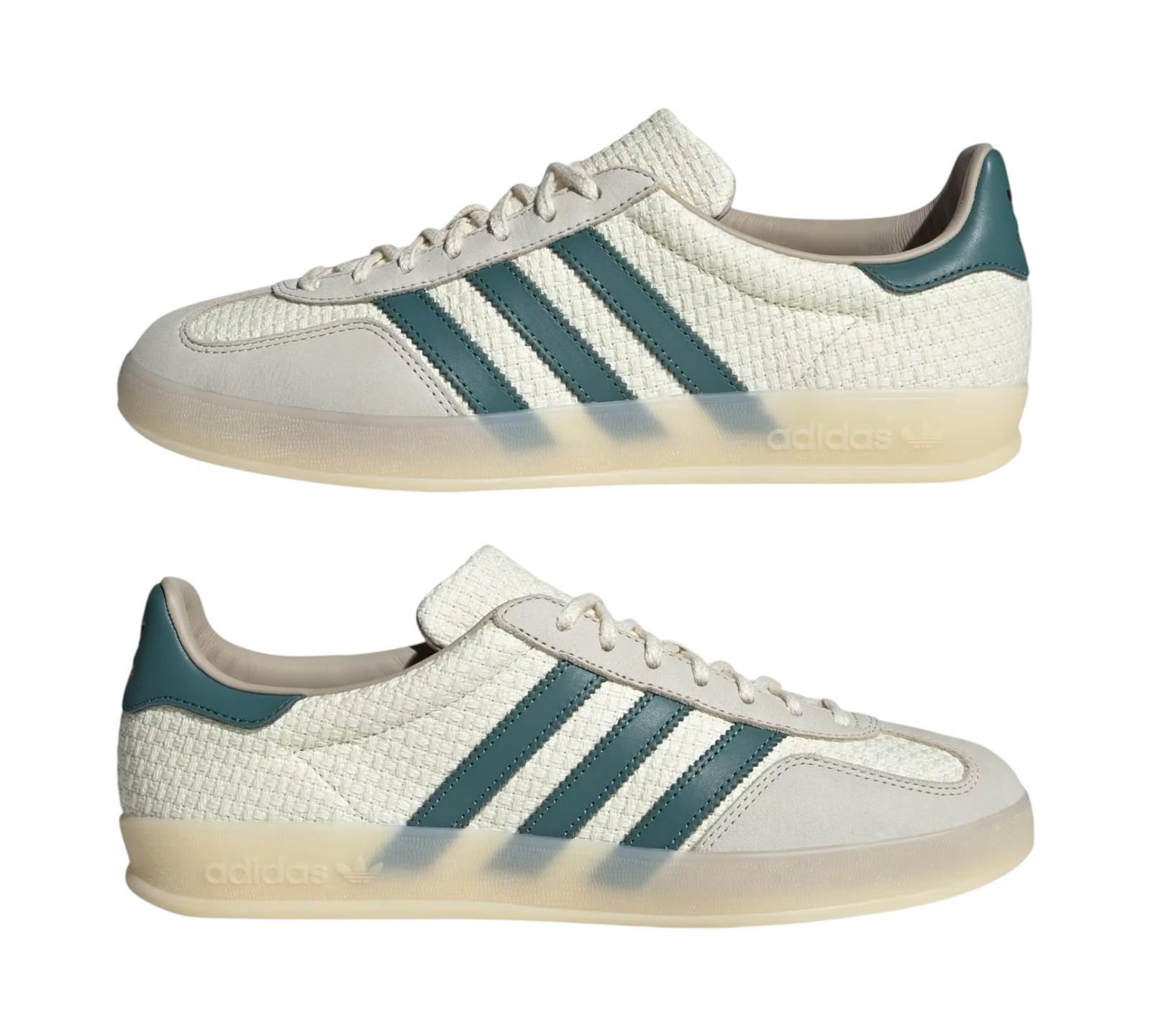 ADIDAS GAZELLE INDOOR CREAM WHITE PRELOVED TEAL