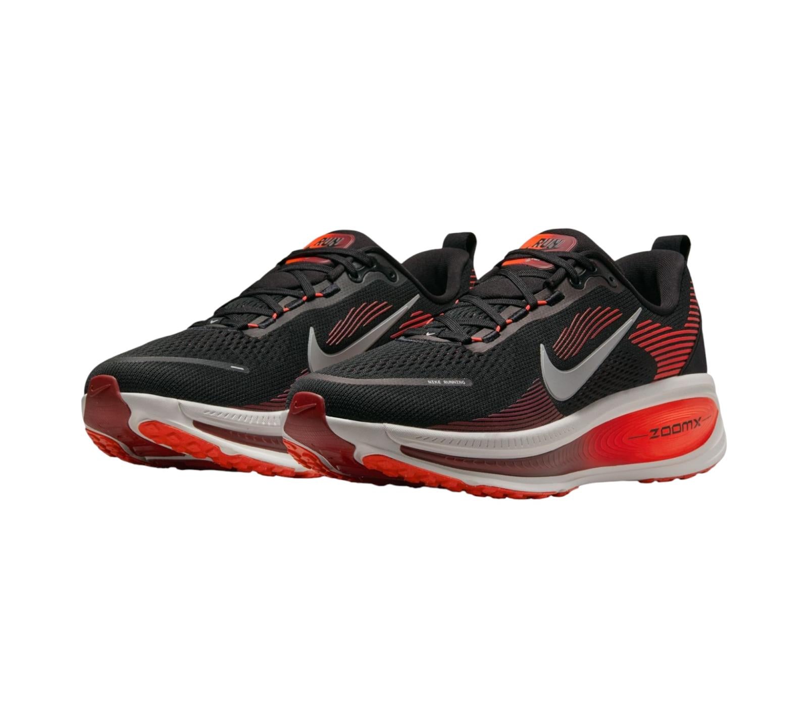 NIKE VOMERO 18 BLACK BRIGHT CRIMSON TEAM RED SUMMIT WHITE