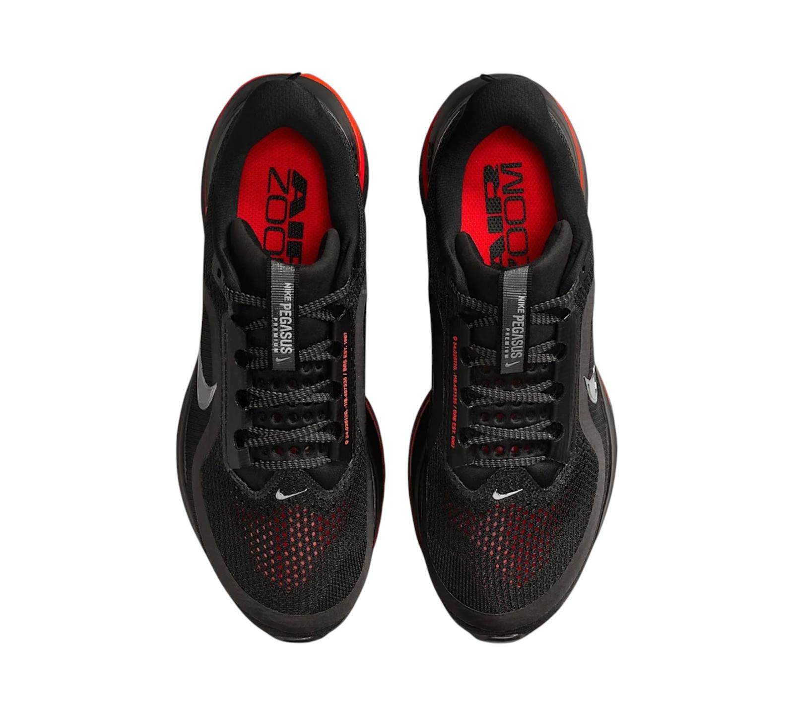 NIKE AIR ZOOM PEGASUS PREMIUM BLACK BRIGHT CRIMSON