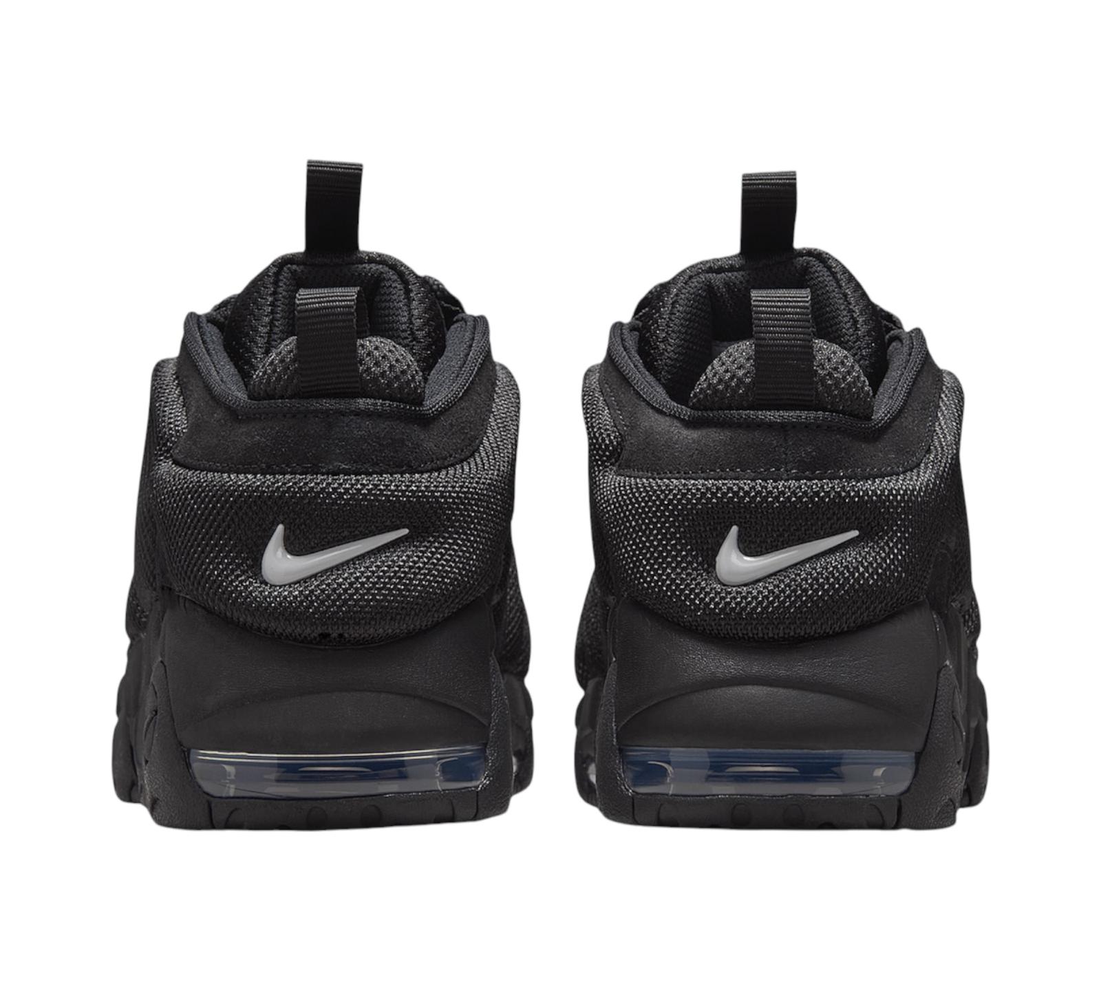 NIKE AIR MORE UPTEMPO LOW TRIPLE BLACK