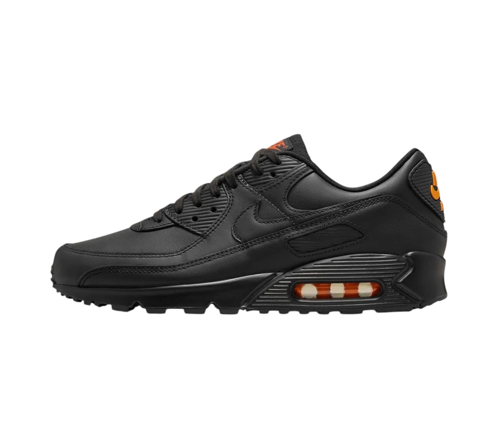 NIKE AIR MAX 90 BLACK SAFETY ORANGE
