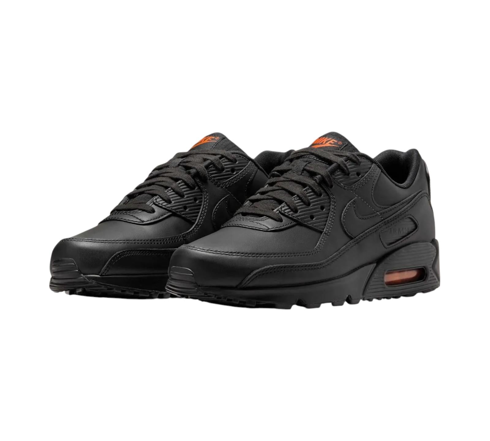 NIKE AIR MAX 90 BLACK SAFETY ORANGE