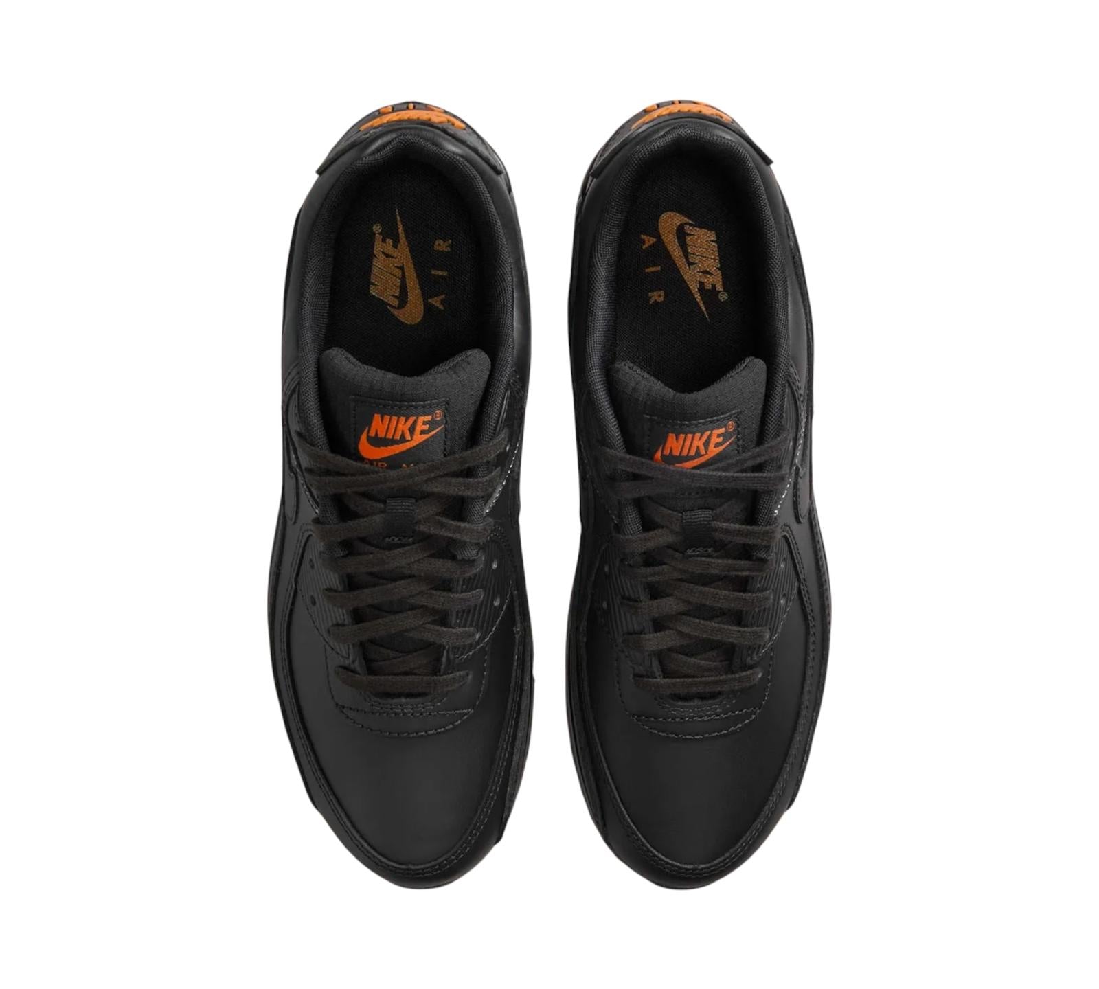 NIKE AIR MAX 90 BLACK SAFETY ORANGE