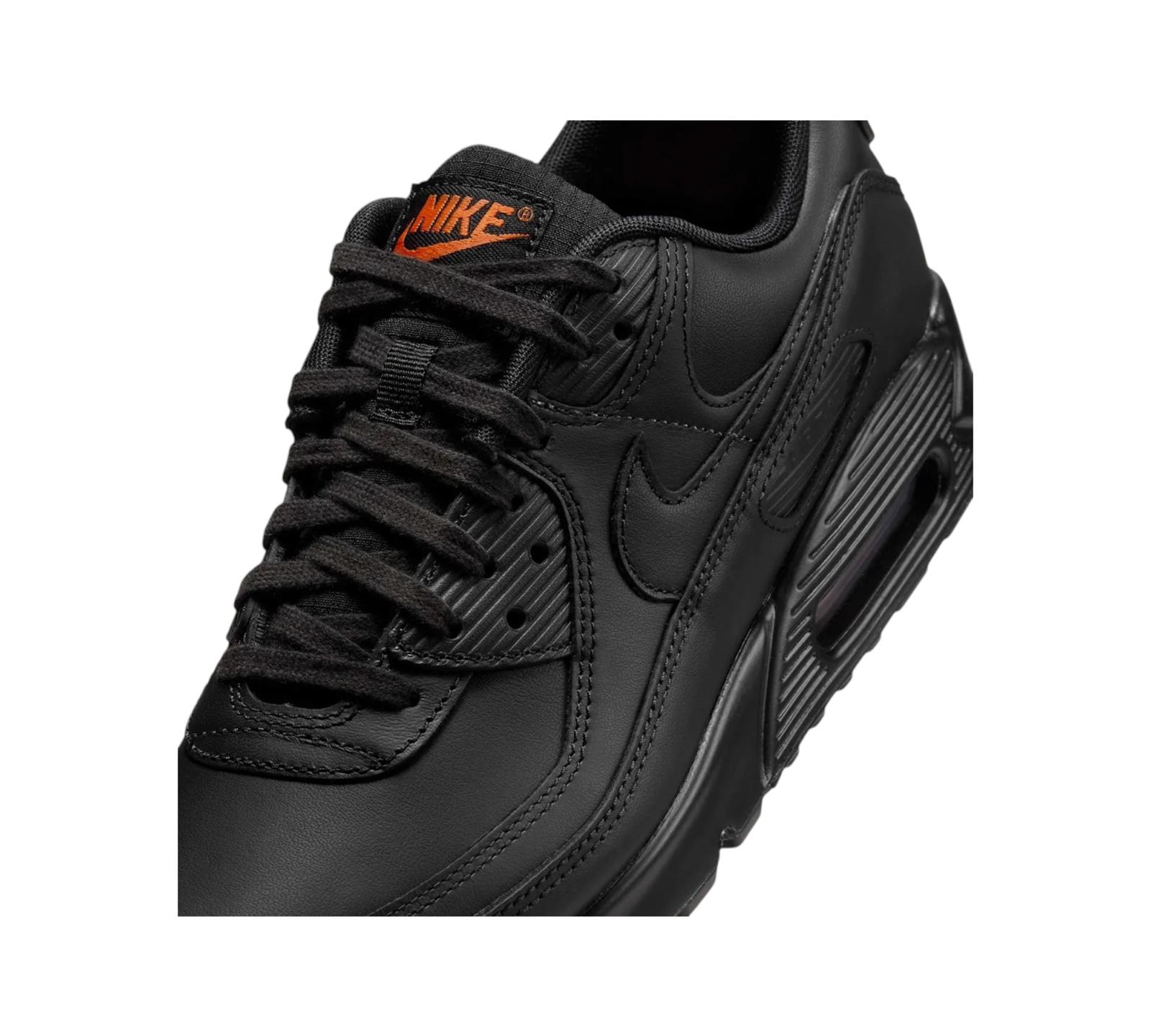 NIKE AIR MAX 90 BLACK SAFETY ORANGE