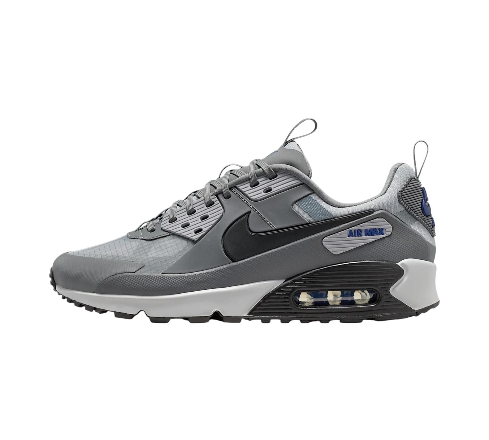 NIKE AIR MAX 90 DRIFT COOL GREY DEEP ROYAL BLUE