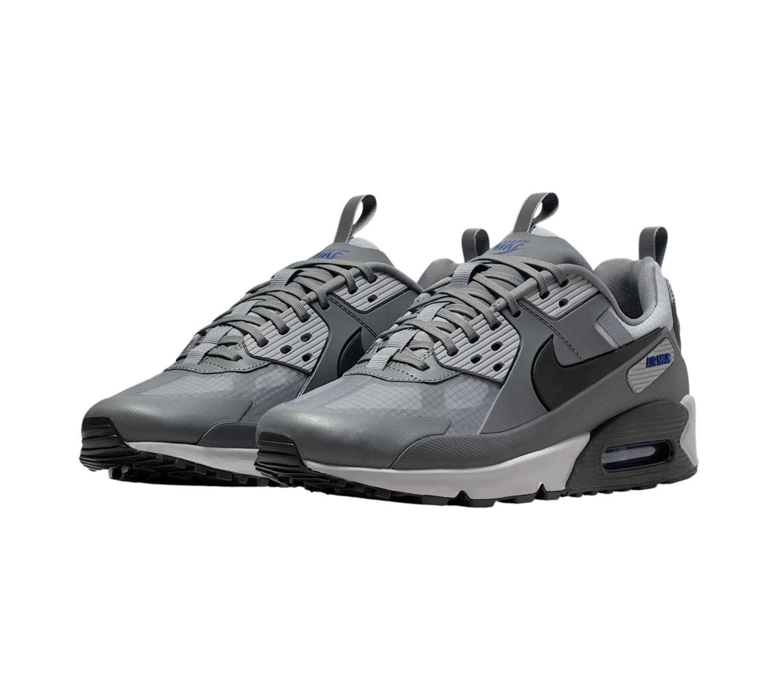 NIKE AIR MAX 90 DRIFT COOL GREY DEEP ROYAL BLUE