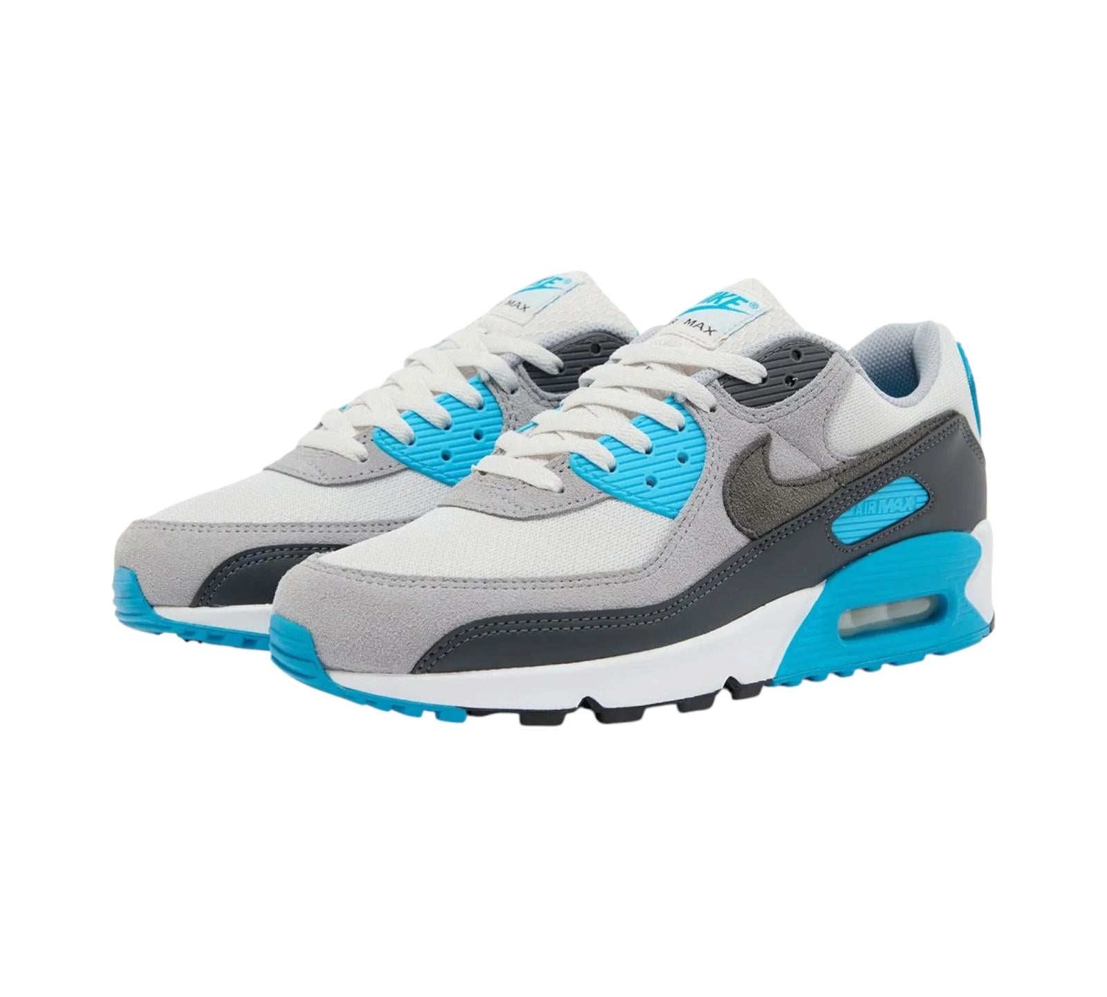 NIKE AIR MAX 90 PLATINUM TINT BLUE LIGHTNING
