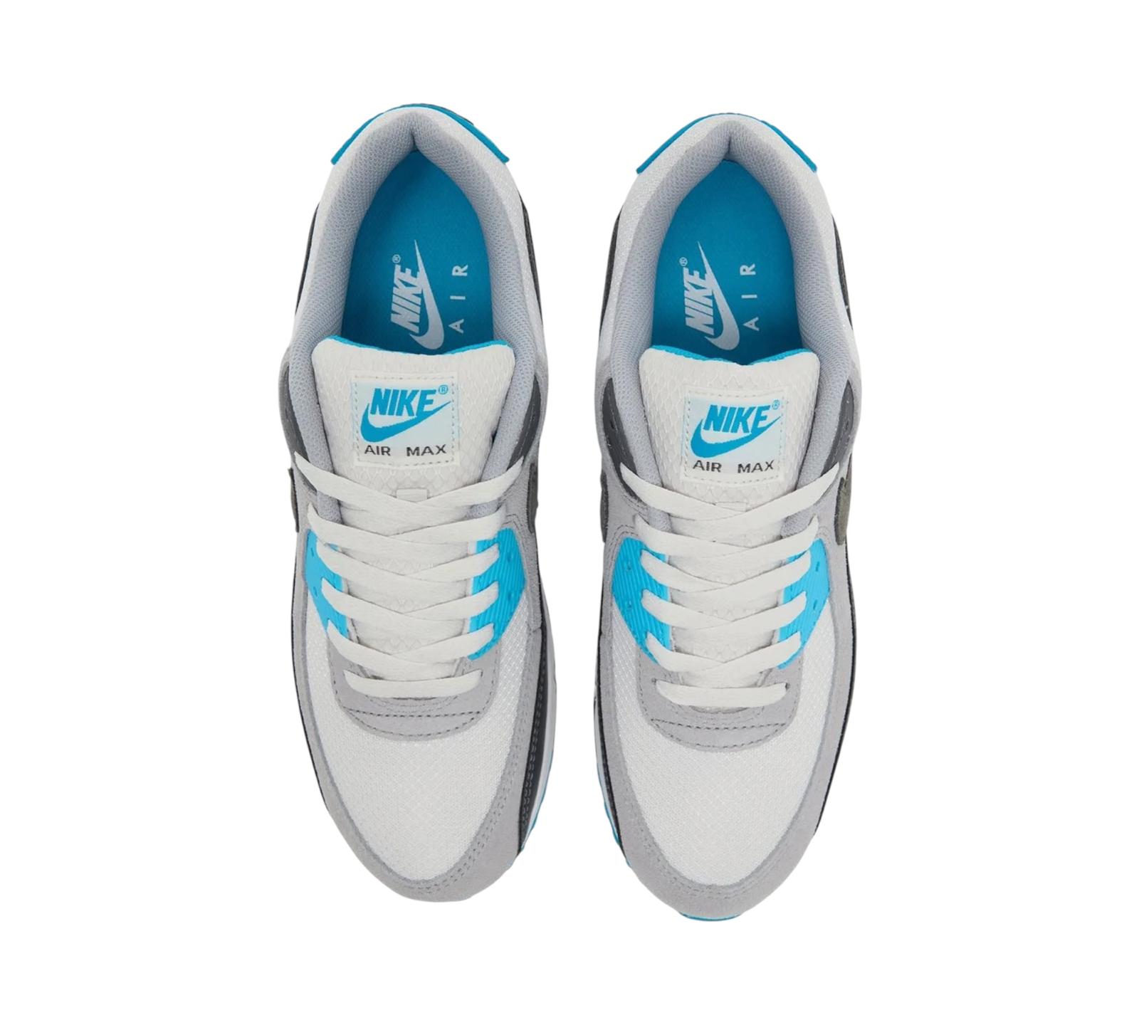 NIKE AIR MAX 90 PLATINUM TINT BLUE LIGHTNING