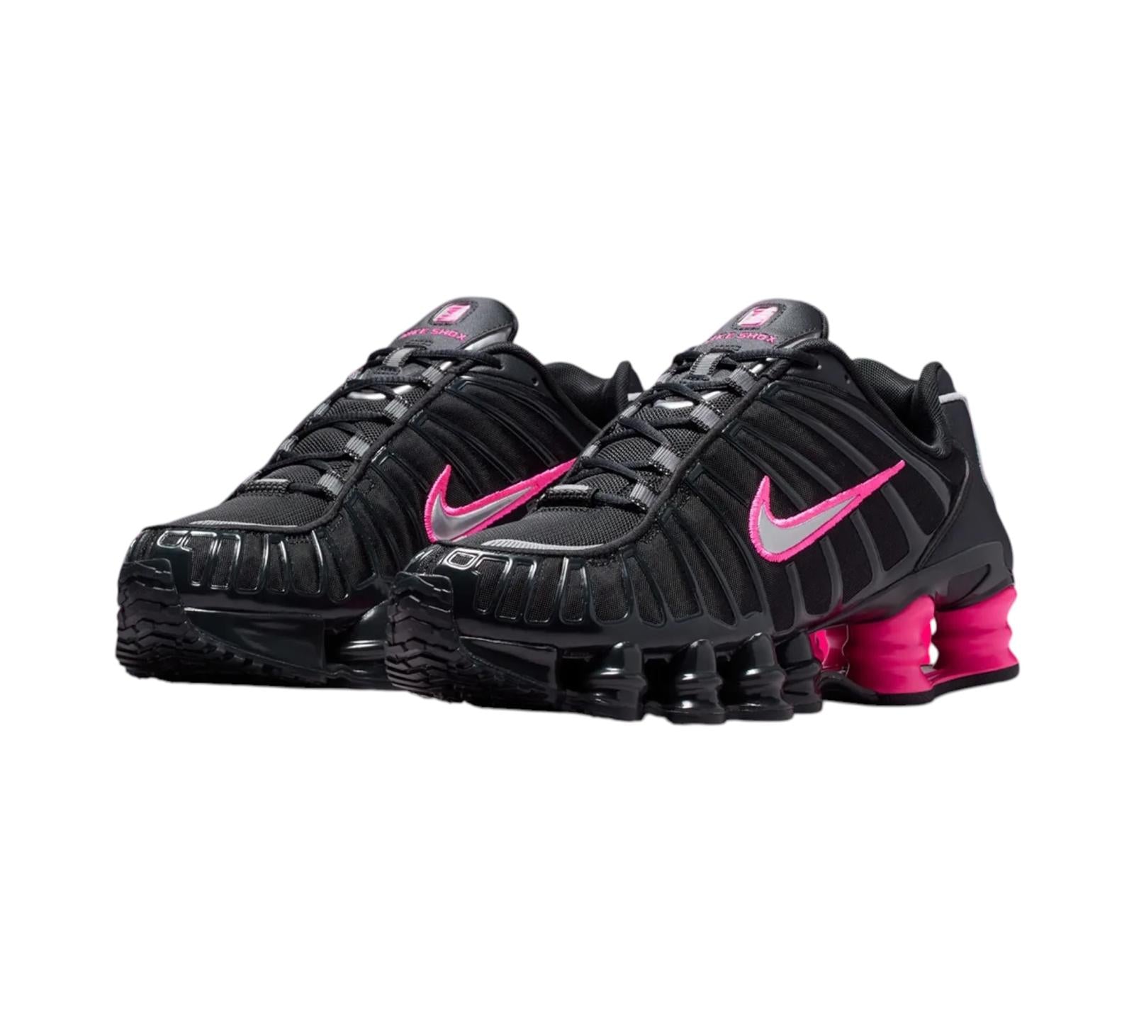 NIKE SHOX TL OFF NOIR HYPER PINK SILVER