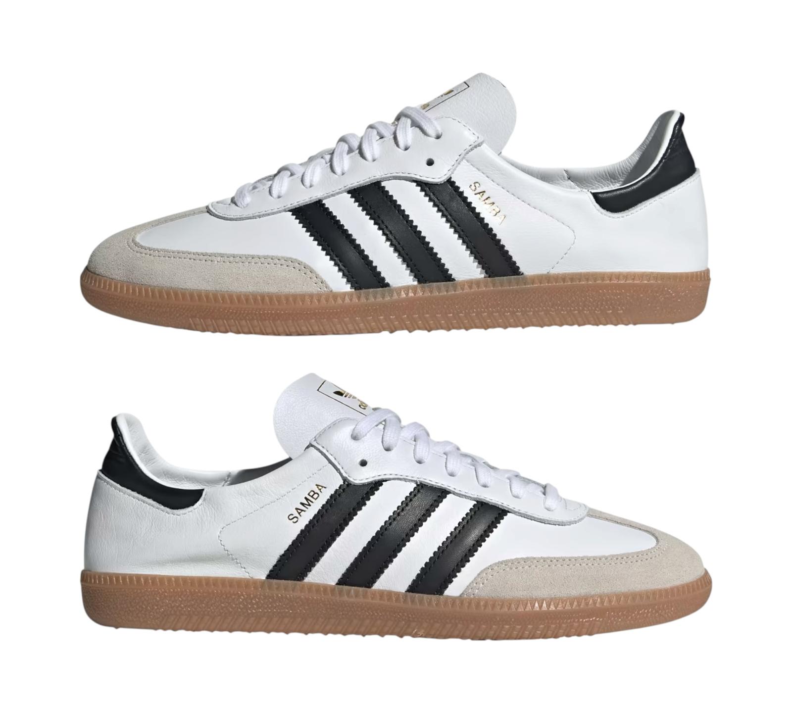 ADIDAS SAMBA DECON WHITE BLACK GUM