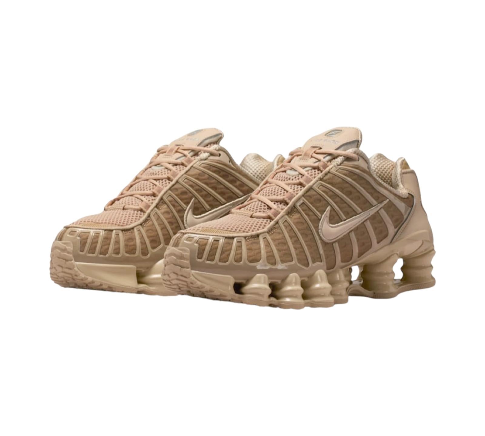 NIKE SHOX TL LINEN METALLIC SILVER