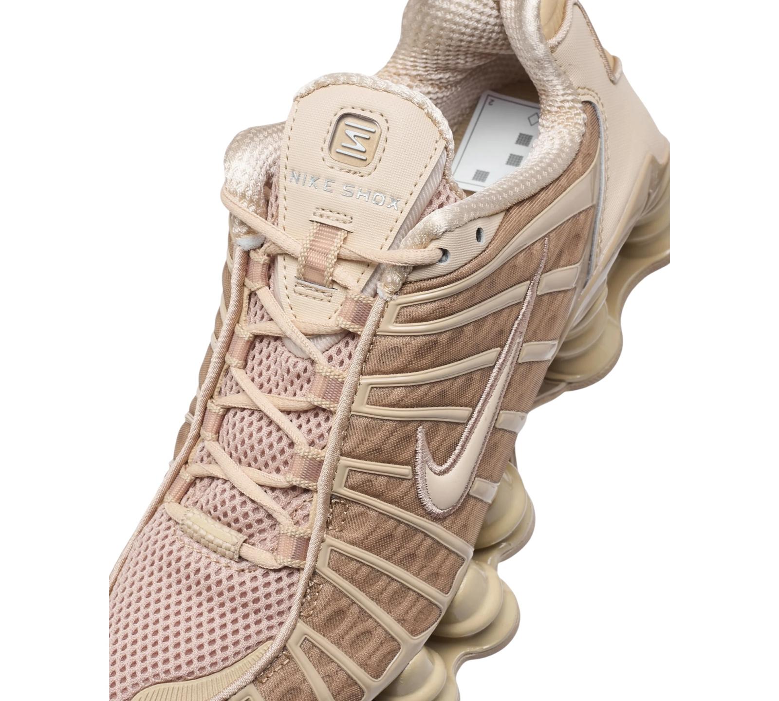 NIKE SHOX TL LINEN METALLIC SILVER
