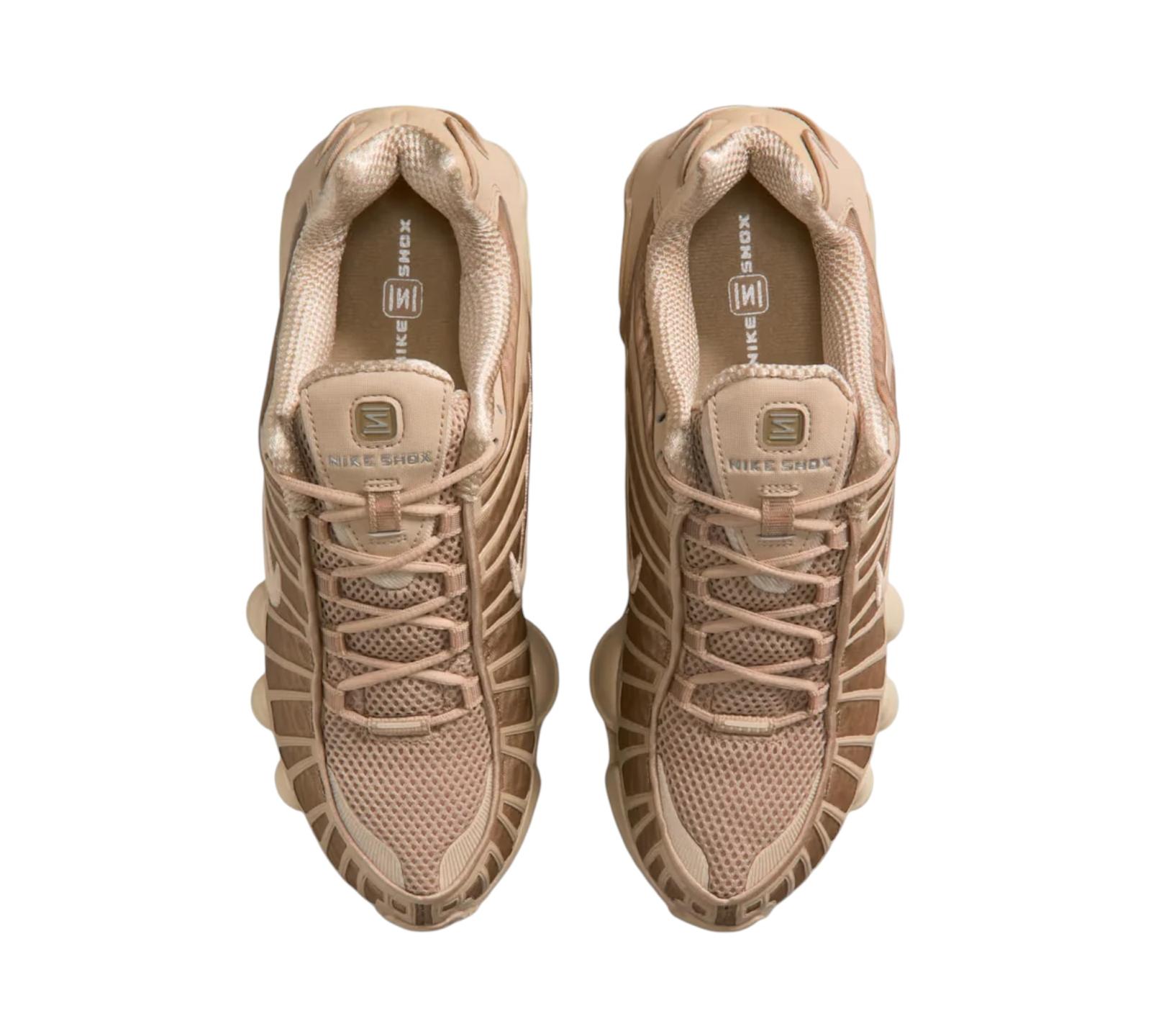 NIKE SHOX TL LINEN METALLIC SILVER
